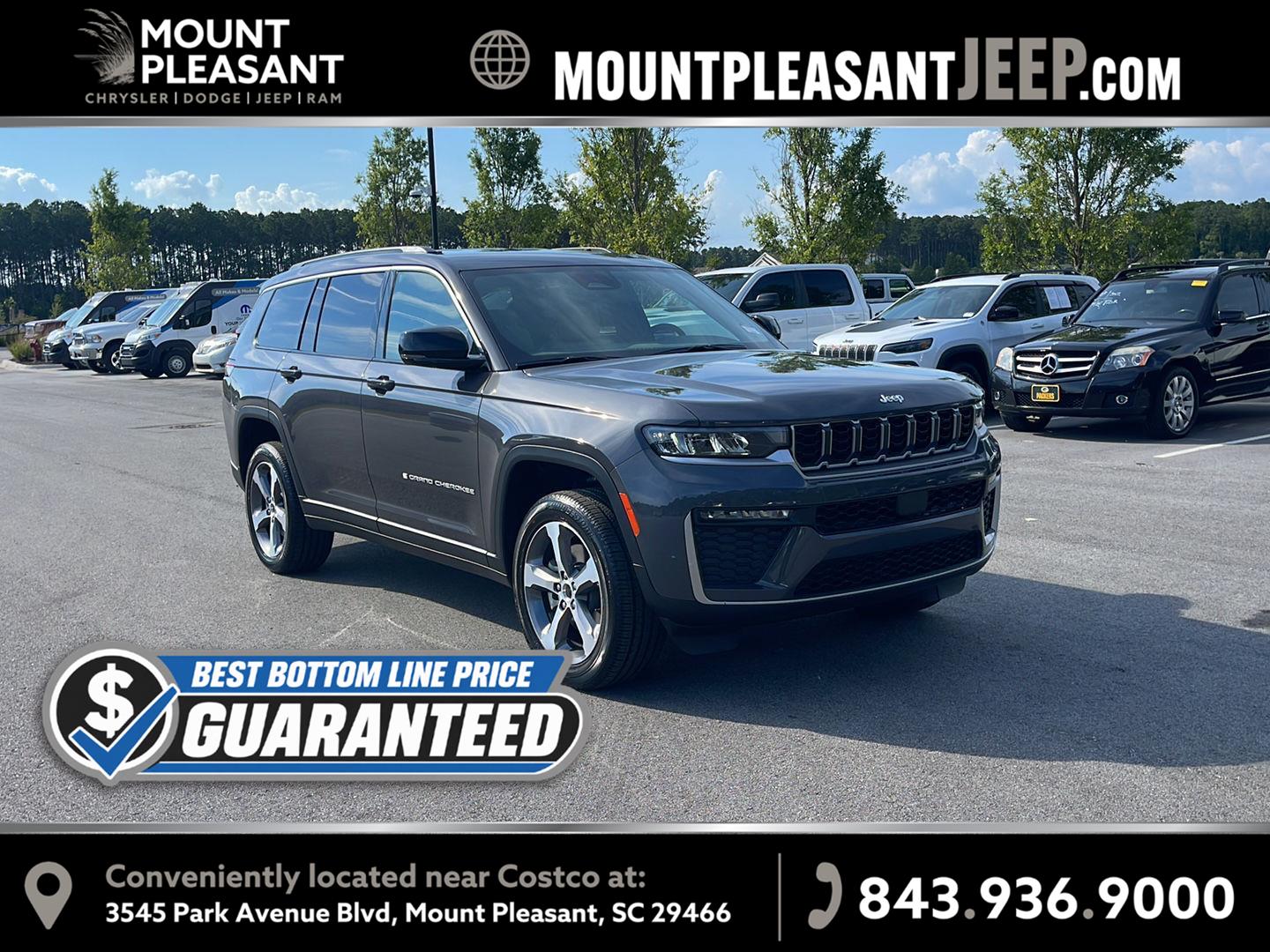 Baltic Gray Metallic Clearcoat 2026 Jeep Grand Cherokee L SUV / Crossover Four-Wheel Drive 8-Speed Automatic