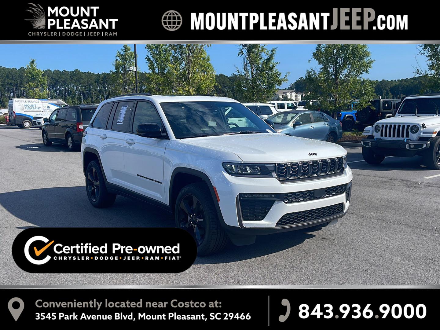 Bright White Clearcoat 2026 Jeep Grand Cherokee SUV / Crossover 4X2 8-Speed Automatic