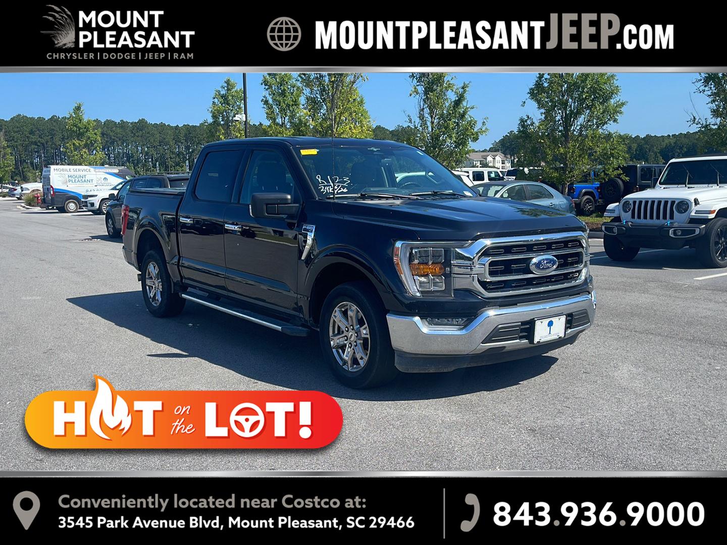 Agate Black 2023 Ford F-150 Pickup Truck 4X2 Automatic