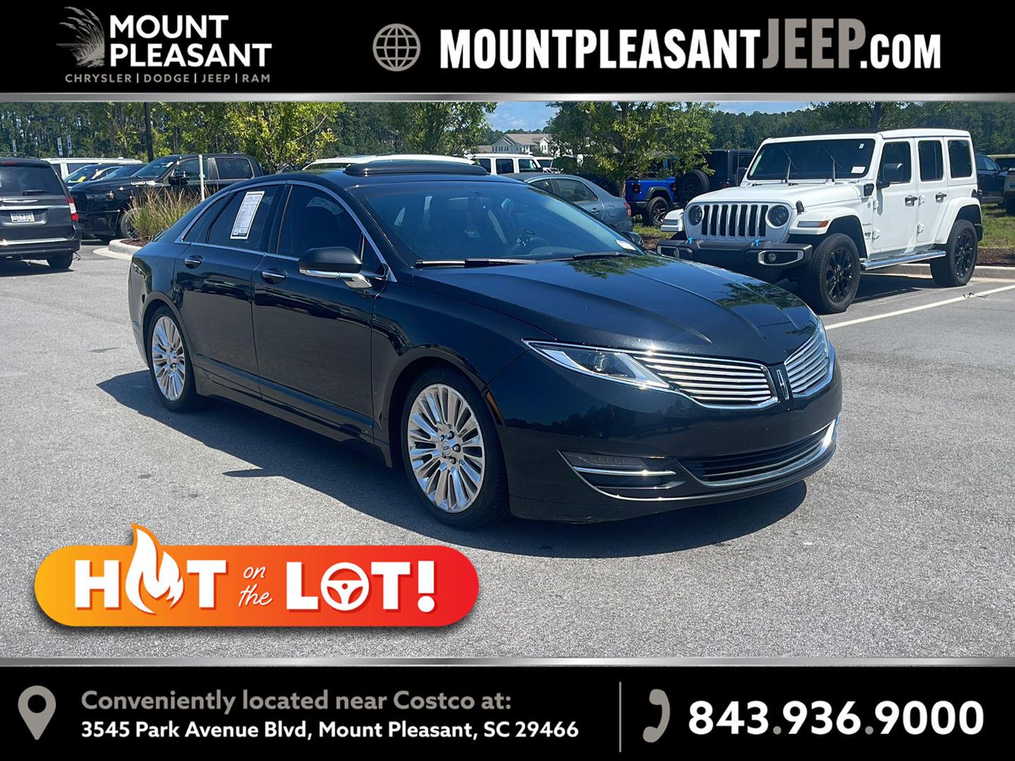 Tuxedo Black 2013 Lincoln MKZ Sedan Front-Wheel Drive Automatic