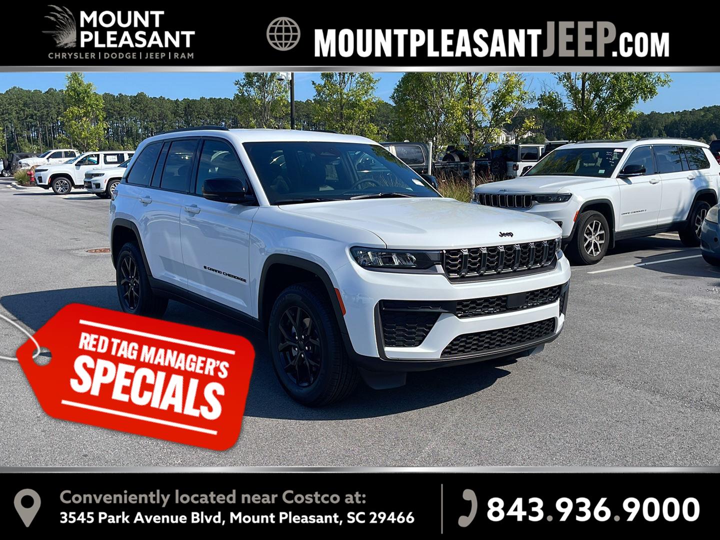 Bright White Clearcoat 2026 Jeep Grand Cherokee SUV / Crossover 4X2 8-Speed Automatic