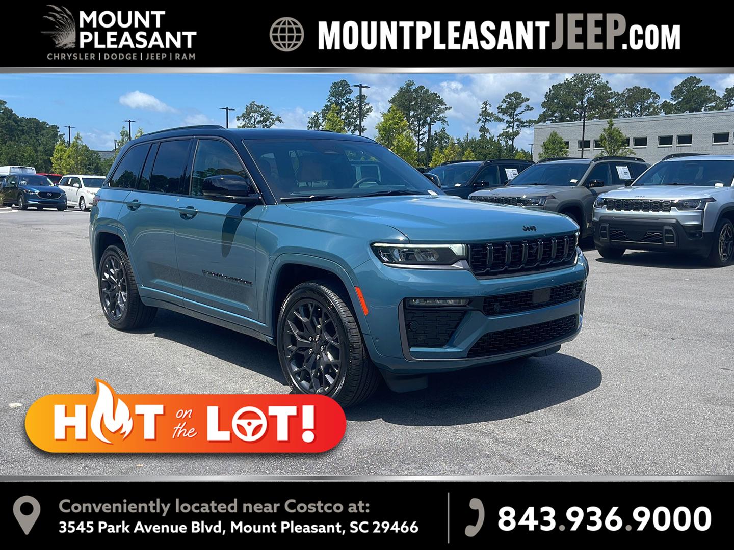 Gray (Steel Blue) 2026 Jeep Grand Cherokee SUV / Crossover Four-Wheel Drive 8-Speed Automatic