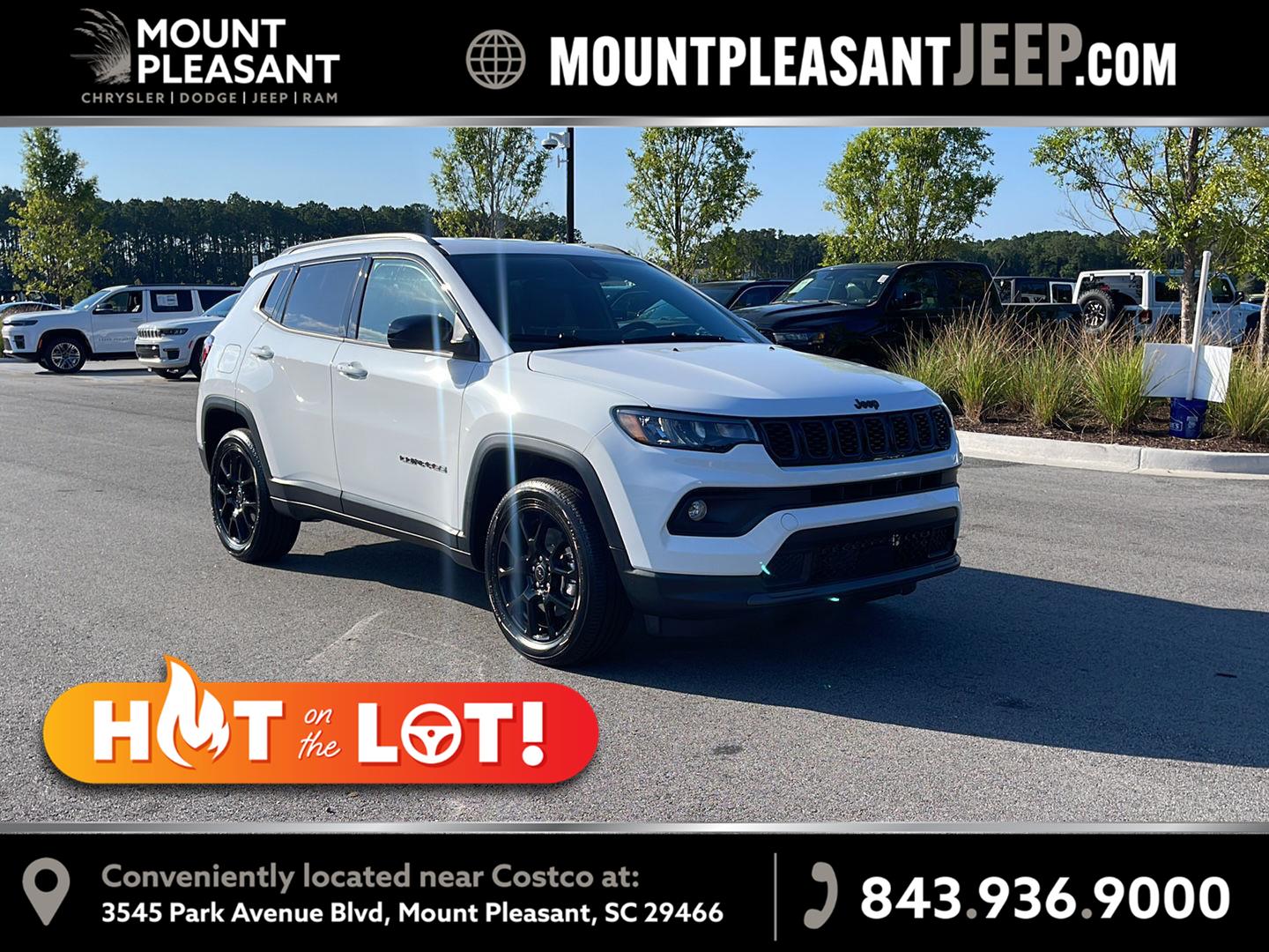 Bright White Clearcoat 2026 Jeep Compass SUV / Crossover Four-Wheel Drive 8-Speed Automatic