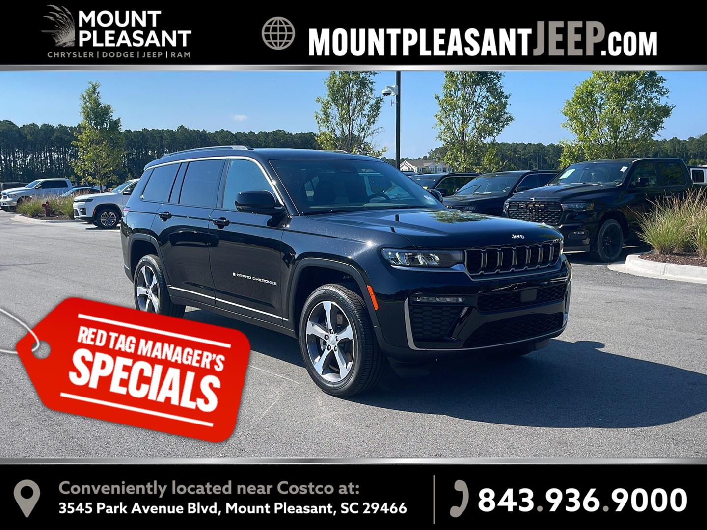 Diamond Black Crystal Pearlcoat 2026 Jeep Grand Cherokee L SUV / Crossover 4X2 8-Speed Automatic