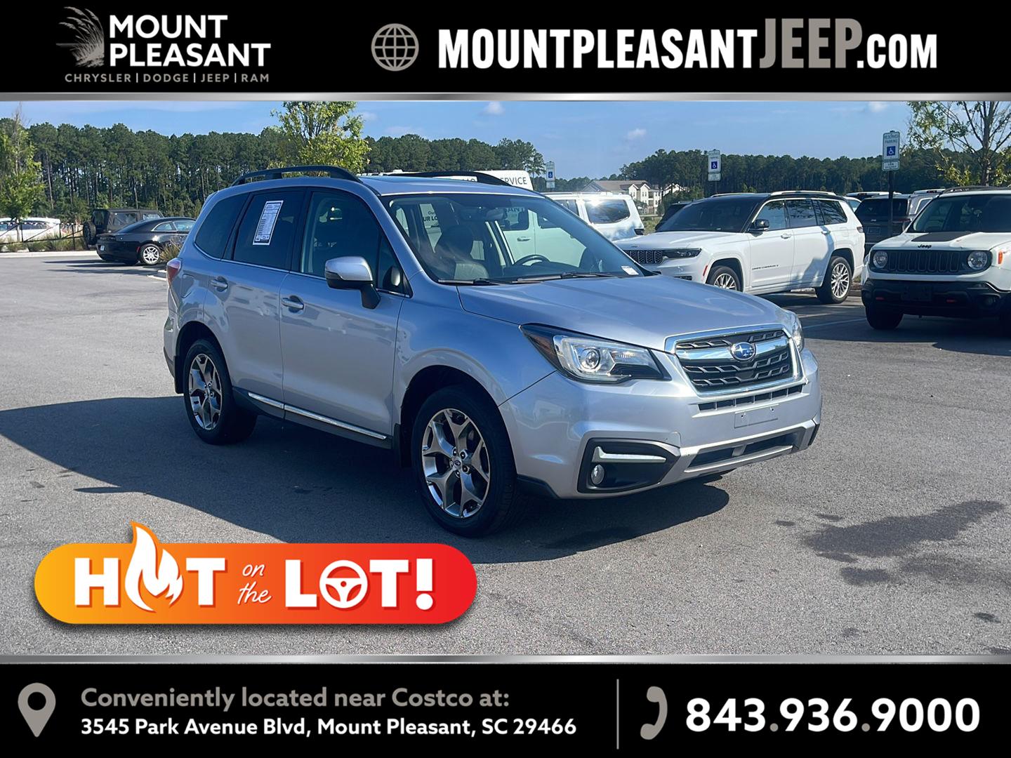 Ice Silver Metallic 2017 Subaru Forester SUV / Crossover All-Wheel Drive Continuously Variable Transmission