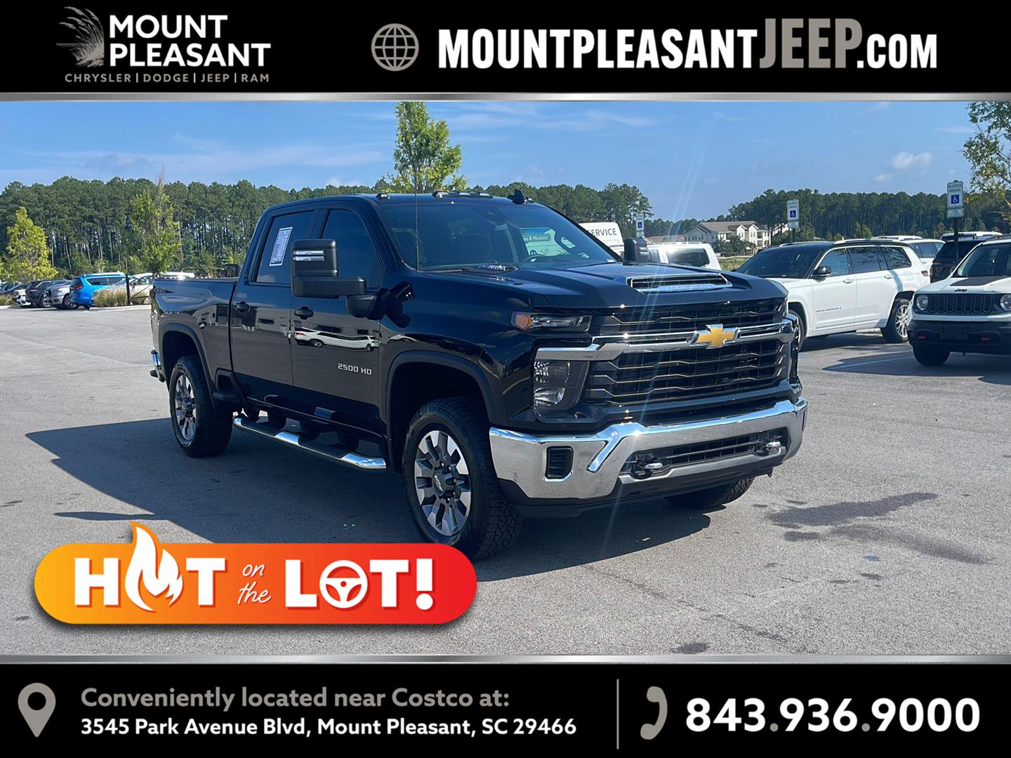 Black 2026 Chevrolet Silverado 2500HD Pickup Truck Four-Wheel Drive Automatic