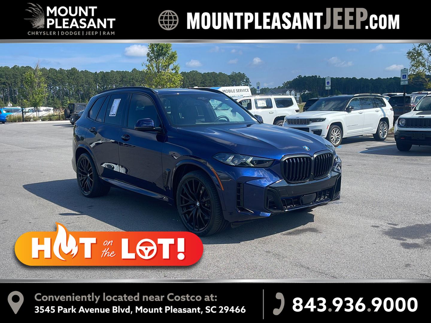 Tanzanite Blue II Metallic 2025 BMW X5 SUV / Crossover All-Wheel Drive Automatic