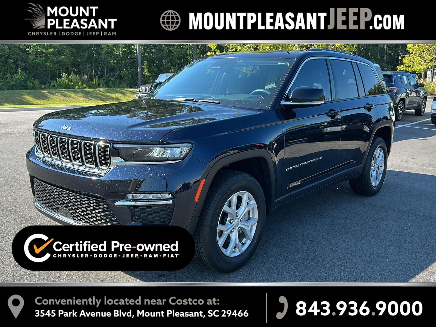 Midnight Sky 2023 Jeep Grand Cherokee SUV / Crossover 4X2 8-Speed Automatic