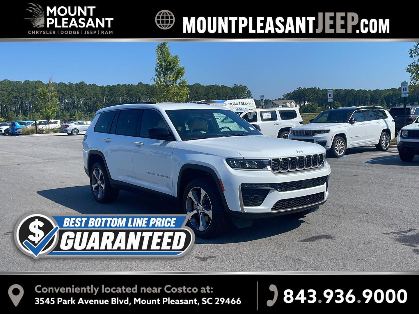 Bright White Clearcoat 2026 Jeep Grand Cherokee L SUV / Crossover 4X2 8-Speed Automatic
