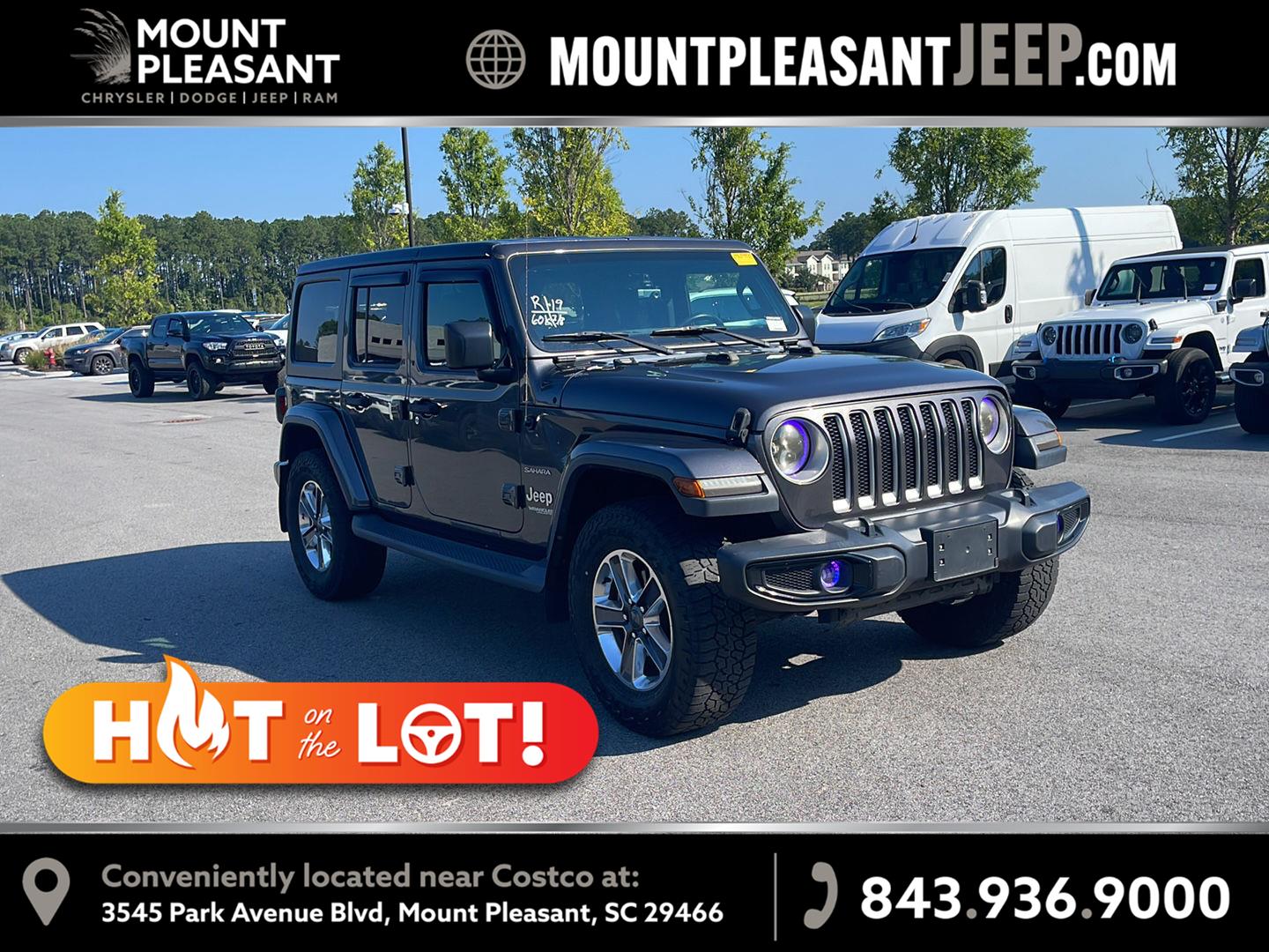 Gray (Granite Crystal Metallic Clearcoat) 2019 Jeep Wrangler SUV / Crossover Four-Wheel Drive 8-Speed Automatic