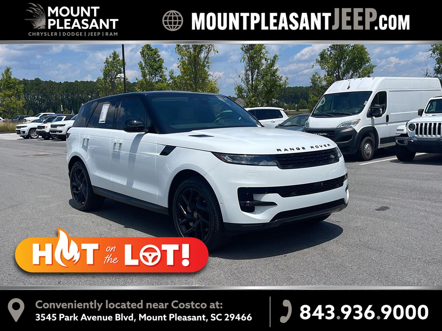 Fuji White 2024 Land Rover Range Rover Sport SUV / Crossover All-Wheel Drive Automatic