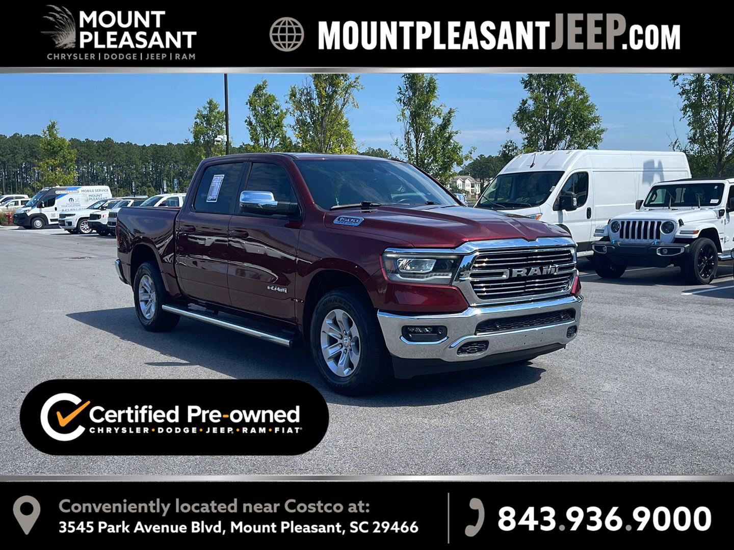Delmonico Red Pearlcoat 2023 RAM 1500 Pickup Truck 4X2 8-Speed Automatic
