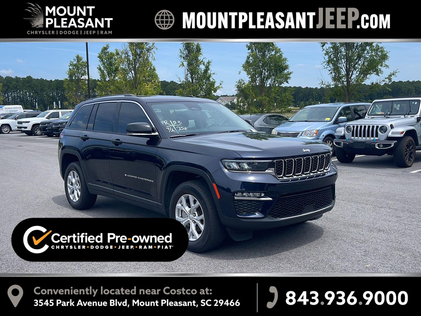 Midnight Sky 2023 Jeep Grand Cherokee SUV / Crossover 4X2 8-Speed Automatic