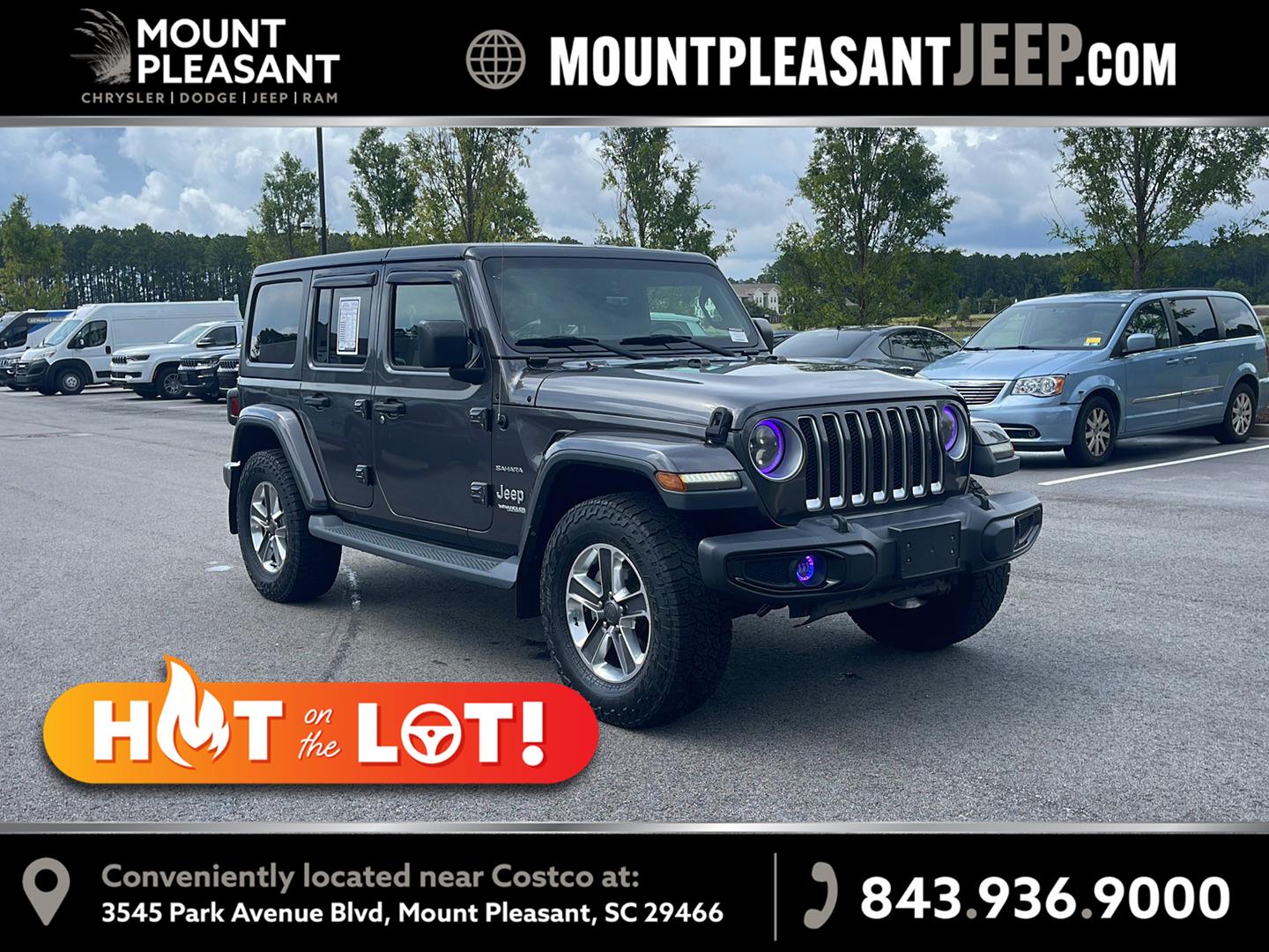 Gray (Granite Crystal Metallic Clearcoat) 2019 Jeep Wrangler SUV / Crossover Four-Wheel Drive 8-Speed Automatic