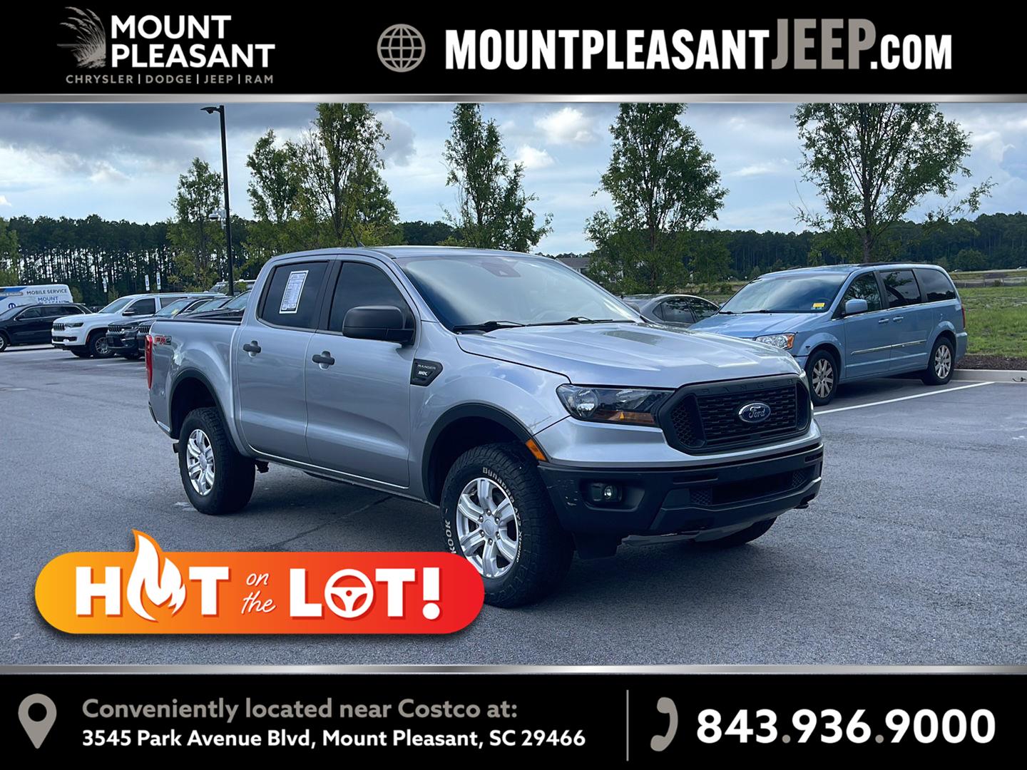 Iconic Silver 2020 Ford Ranger Pickup Truck 4X2 Automatic