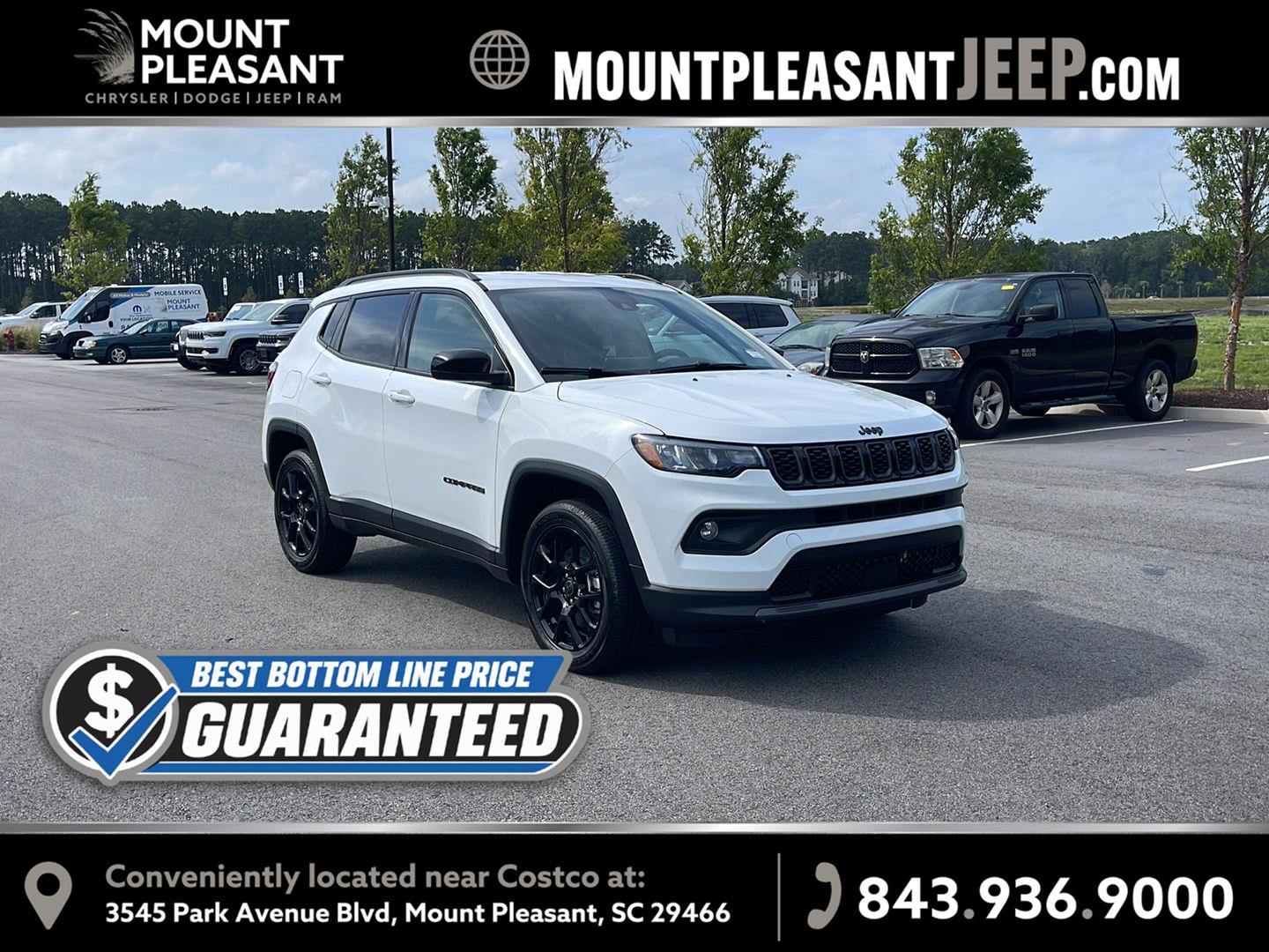 Bright White Clearcoat 2026 Jeep Compass SUV / Crossover Four-Wheel Drive 8-Speed Automatic