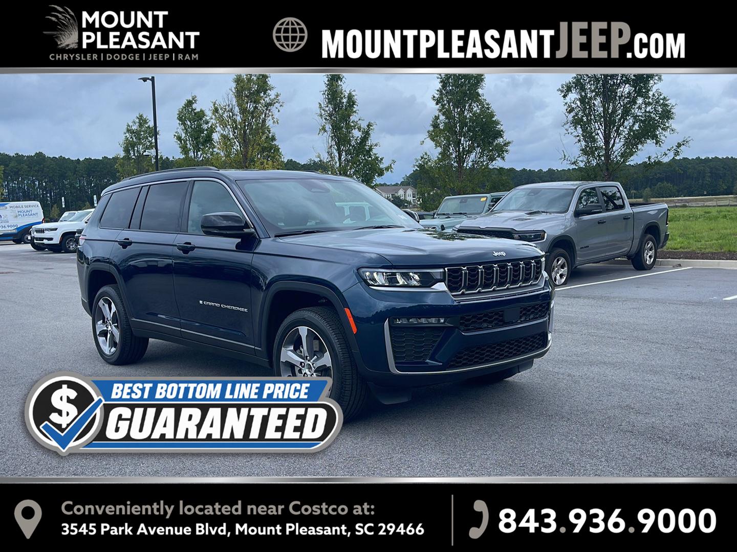 Fathom Blue Pearlcoat 2026 Jeep Grand Cherokee L SUV / Crossover 4X2 8-Speed Automatic