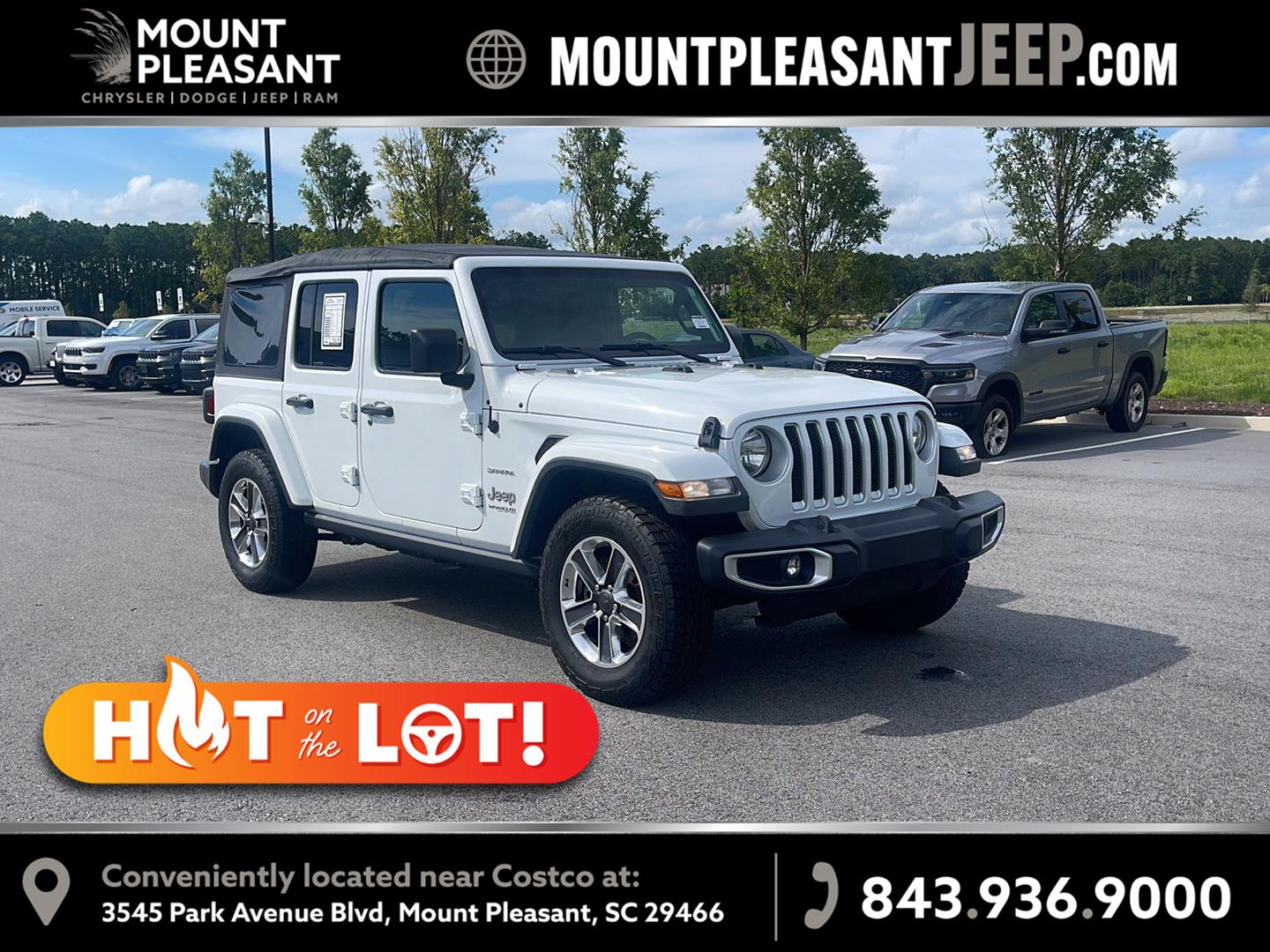 Bright White Clearcoat 2021 Jeep Wrangler SUV / Crossover Four-Wheel Drive 8-Speed Automatic