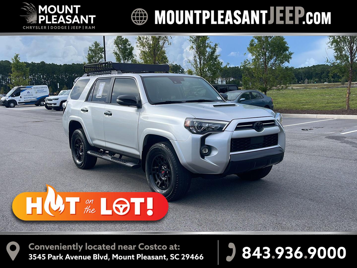 Classic Silver Metallic 2021 Toyota 4Runner SUV / Crossover Four-Wheel Drive Automatic