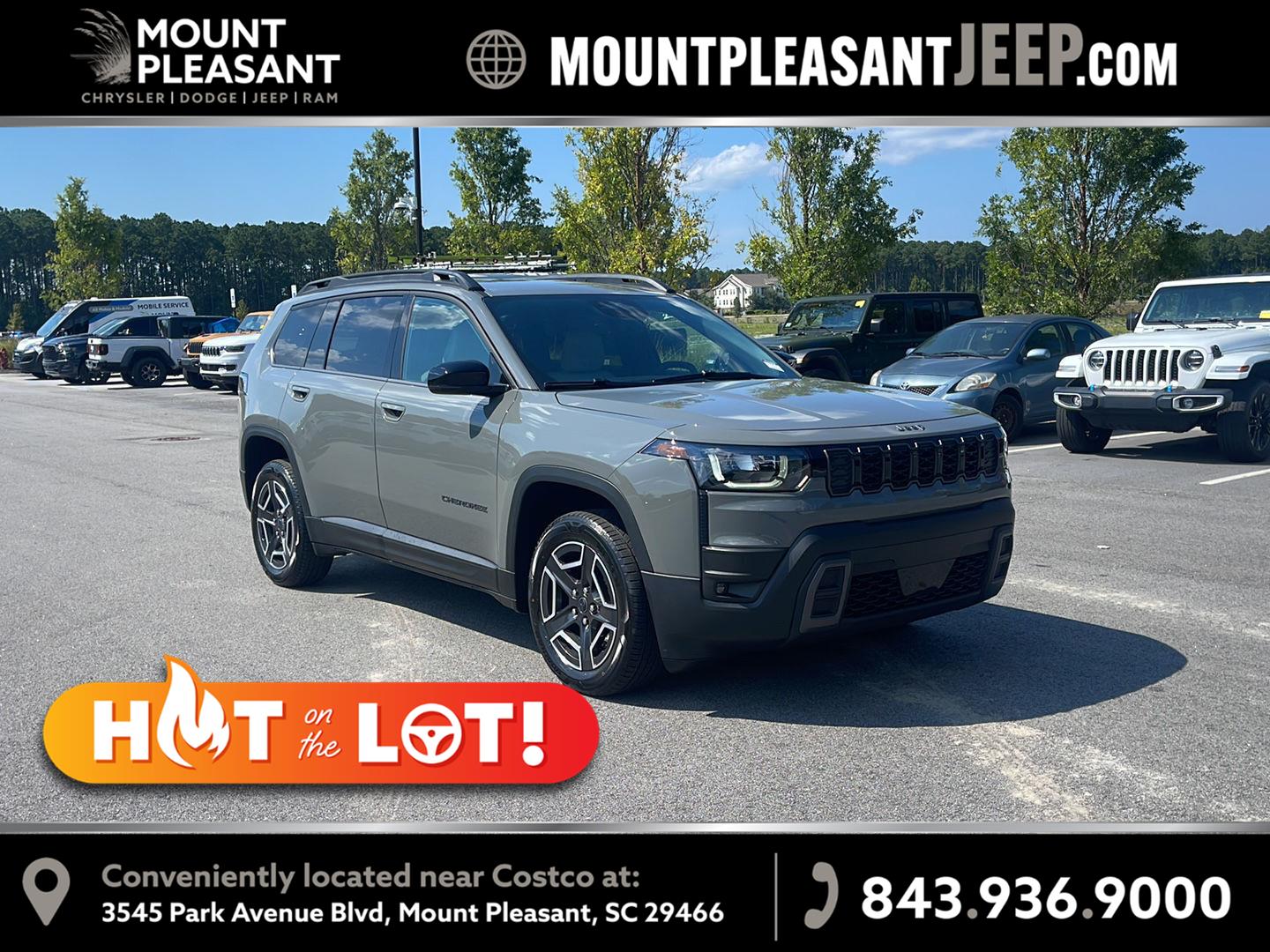 Sting-Gray Clearcoat 2026 Jeep Cherokee SUV / Crossover Four-Wheel Drive Automatic