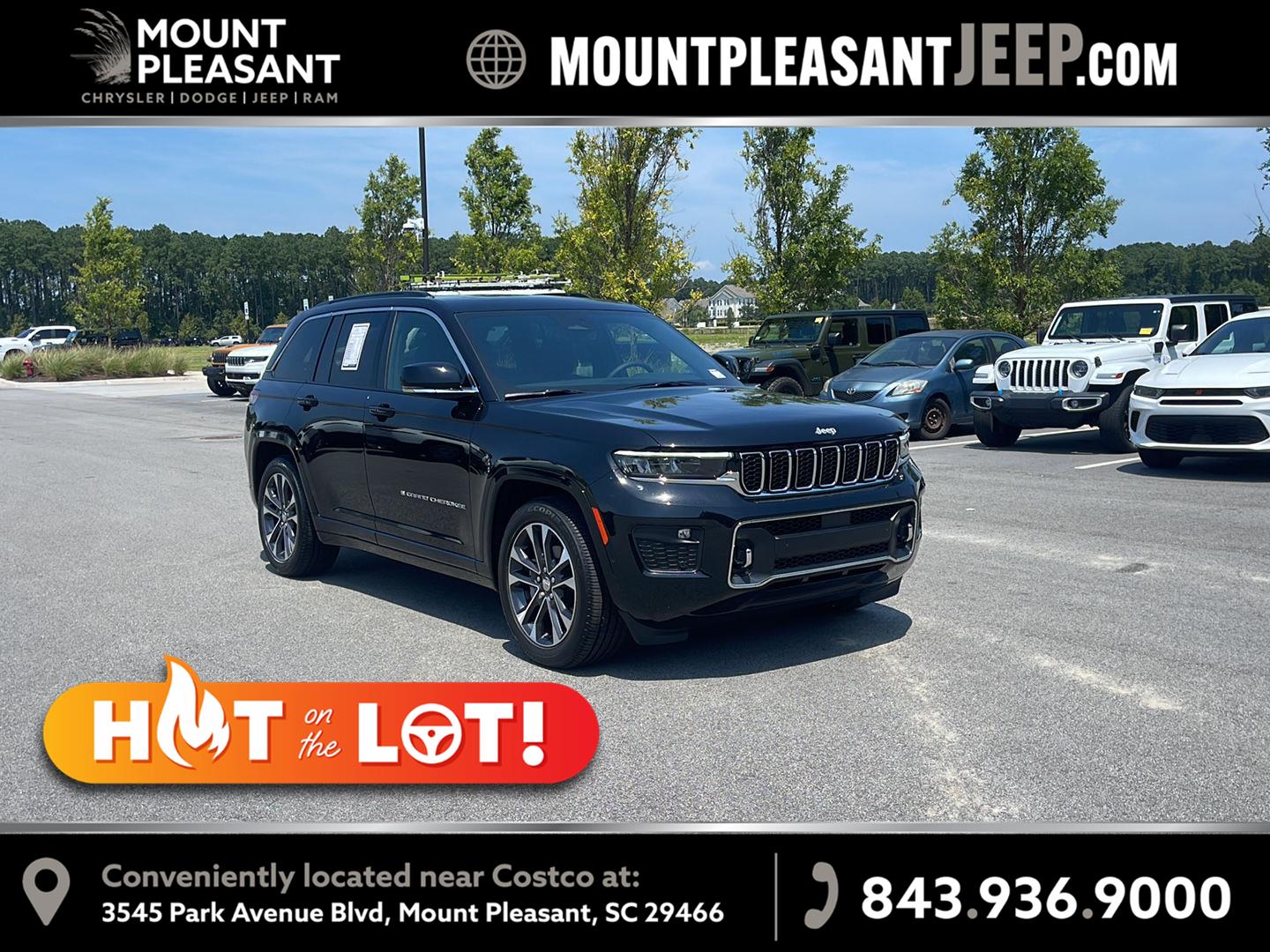 Diamond Black Crystal Pearlcoat 2025 Jeep Grand Cherokee SUV / Crossover Four-Wheel Drive 8-Speed Automatic
