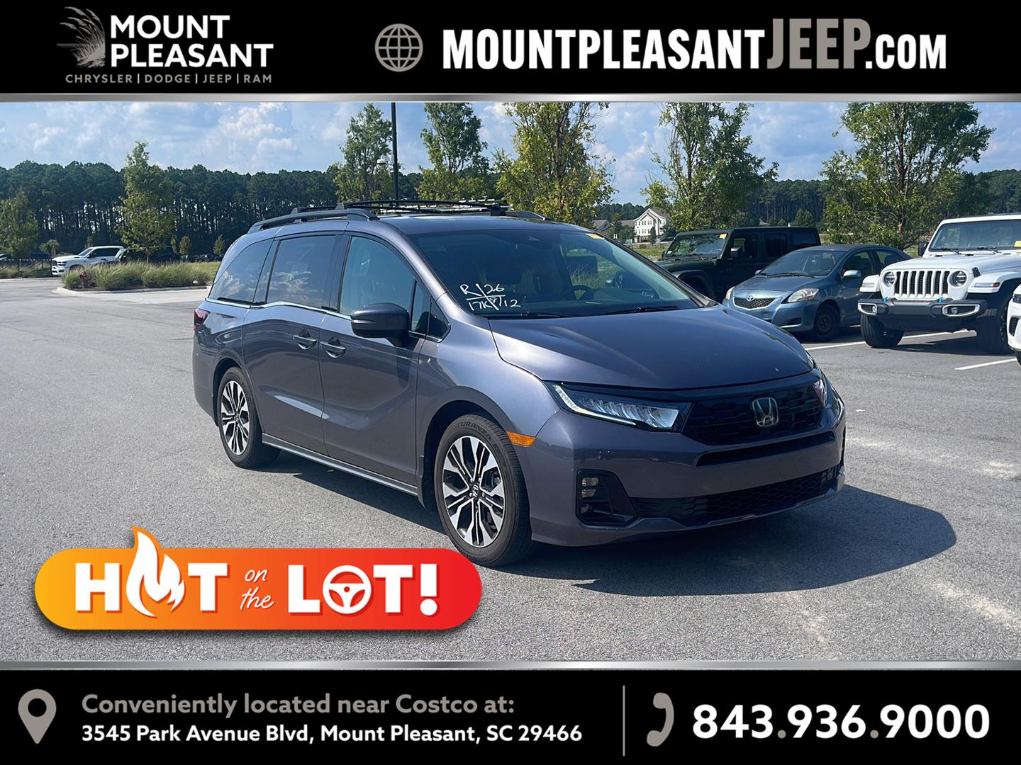 Gray (Modern Steel Metallic) 2026 Honda Odyssey Minivan Front-Wheel Drive Automatic