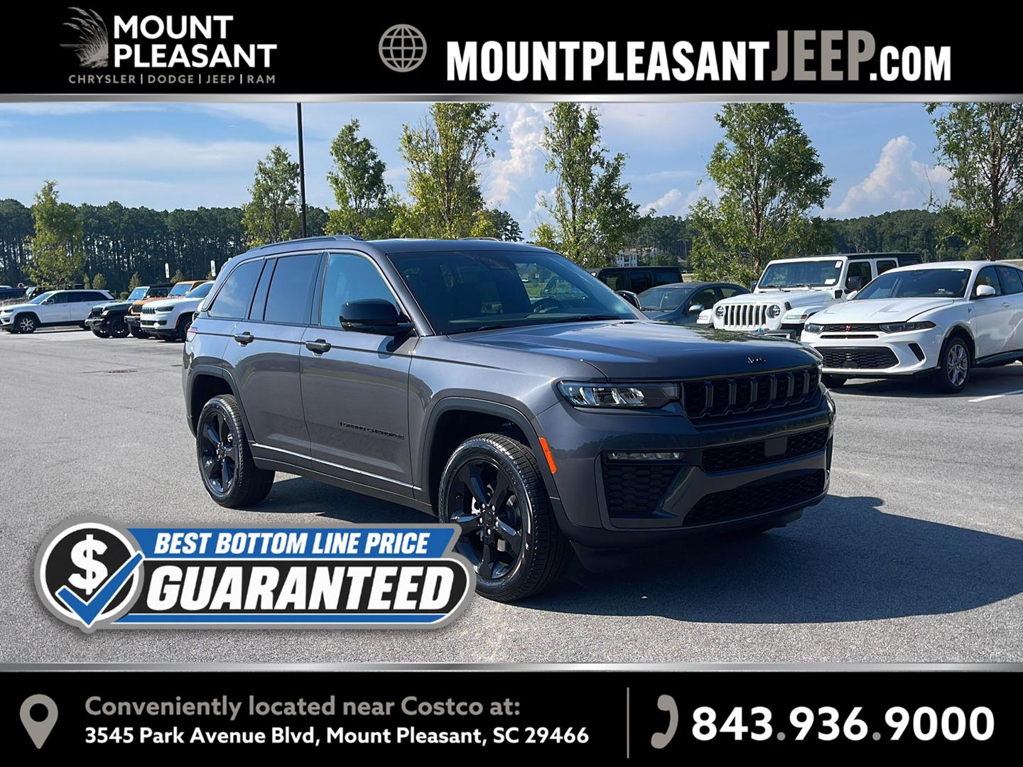 Baltic Gray Metallic Clearcoat 2026 Jeep Grand Cherokee SUV / Crossover Four-Wheel Drive 8-Speed Automatic