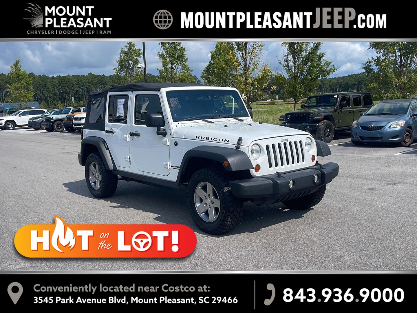 Bright White 2012 Jeep Wrangler SUV / Crossover Four-Wheel Drive 5-Speed Automatic