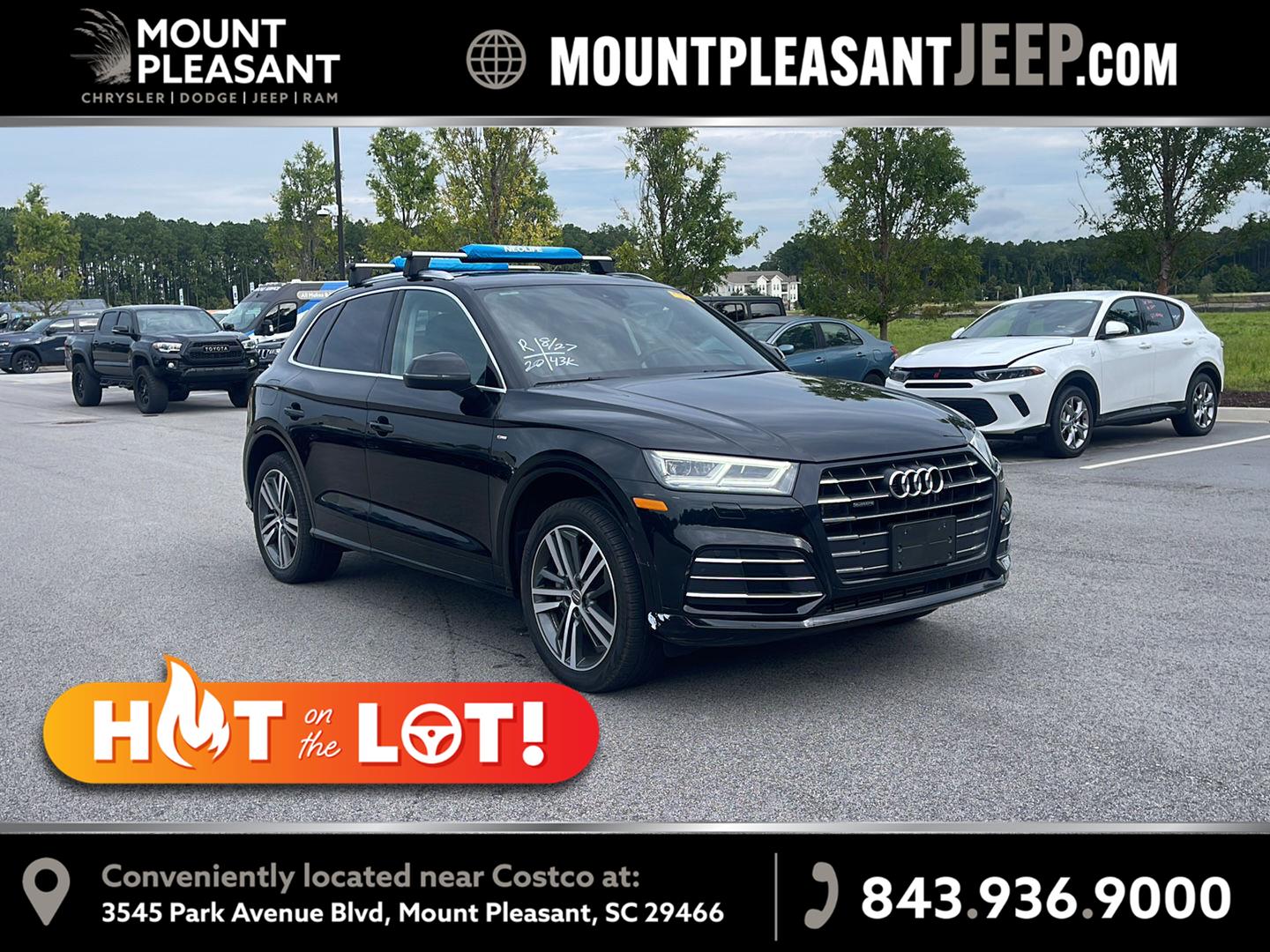 Brilliant Black 2020 Audi Q5 Hybrid Plug-in SUV / Crossover All-Wheel Drive Automatic
