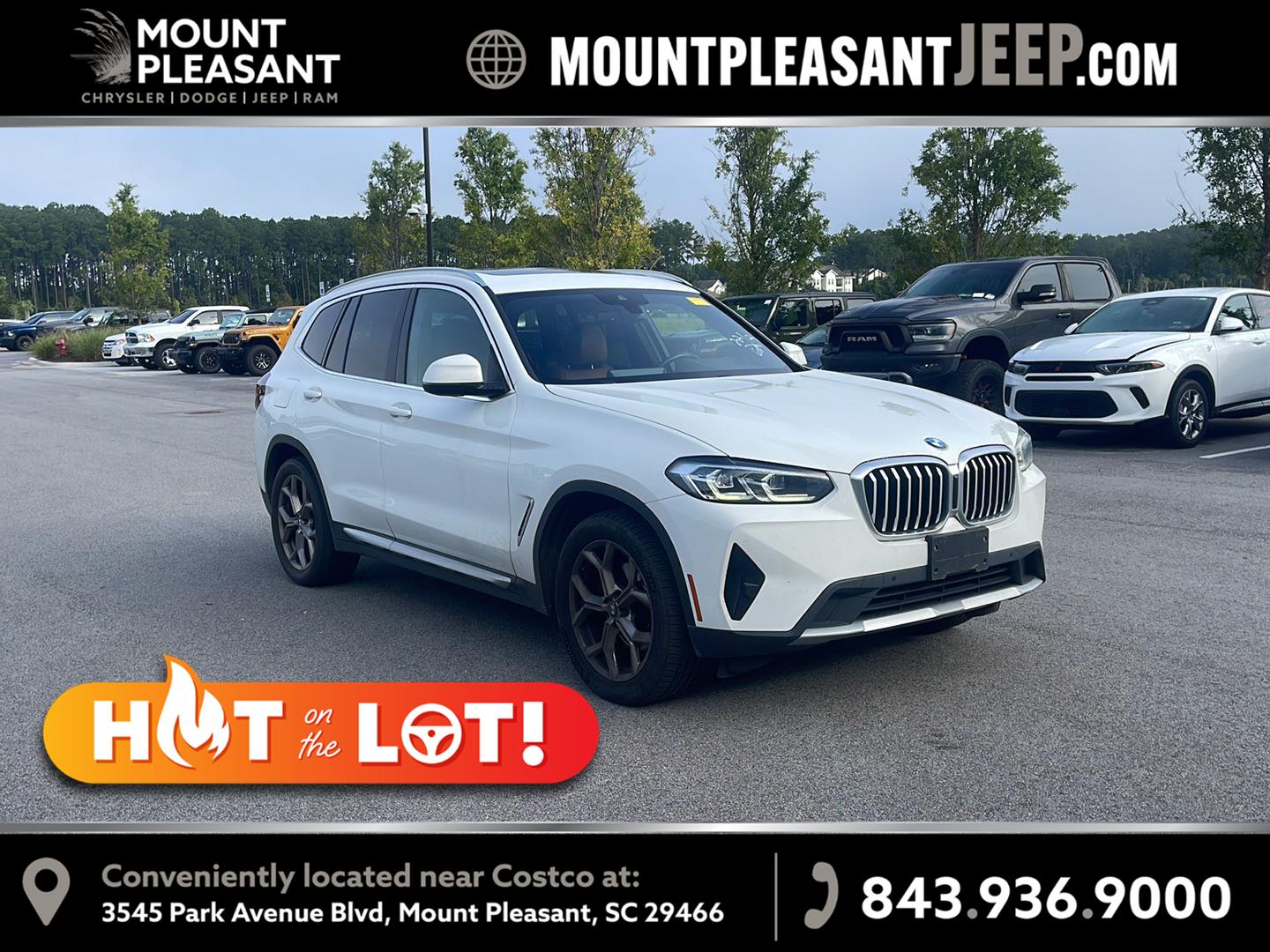 Alpine White 2022 BMW X3 SUV / Crossover All-Wheel Drive Automatic