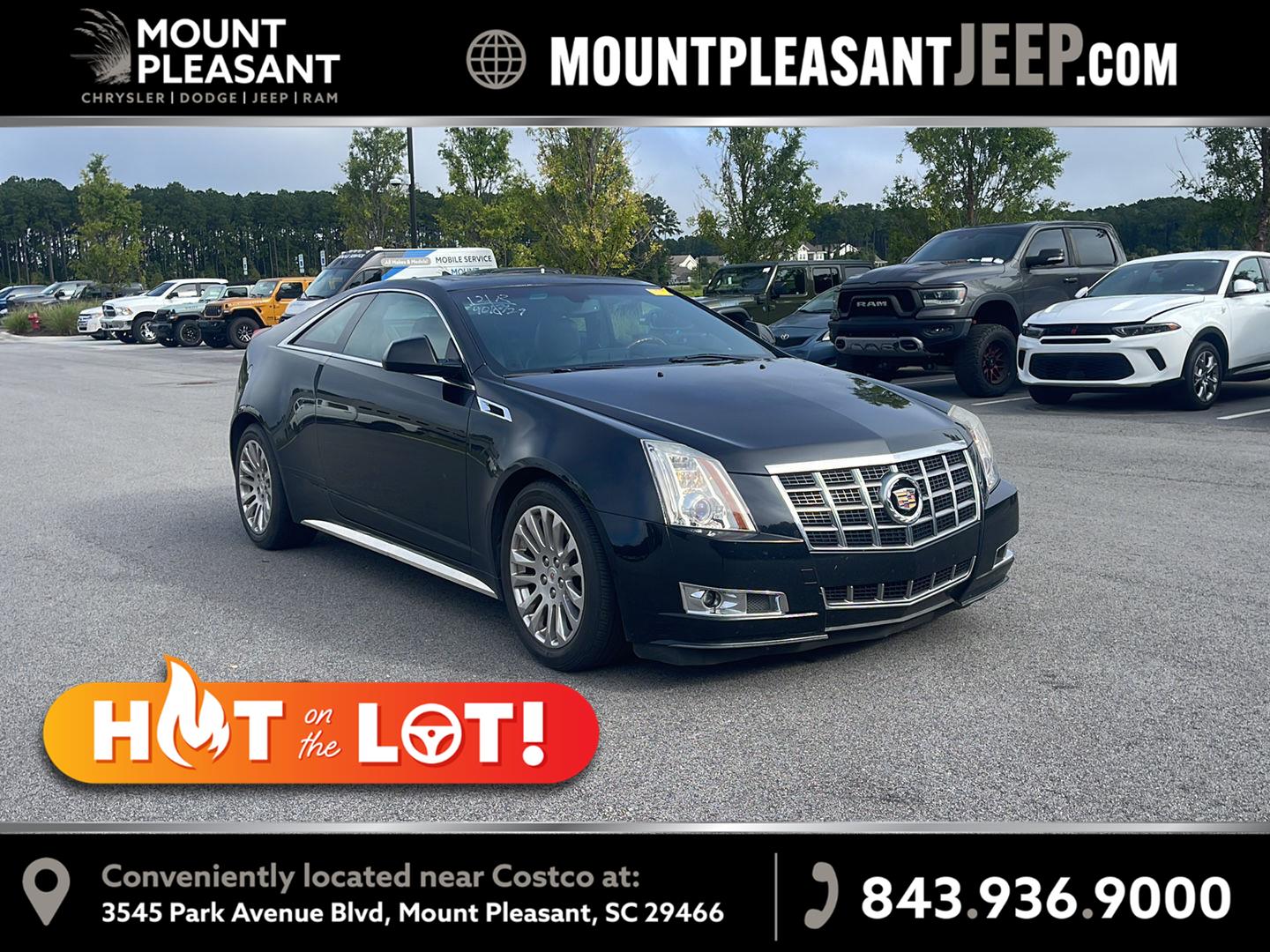 Black Raven 2012 Cadillac CTS Coupe Coupe All-Wheel Drive 6-Speed Automatic