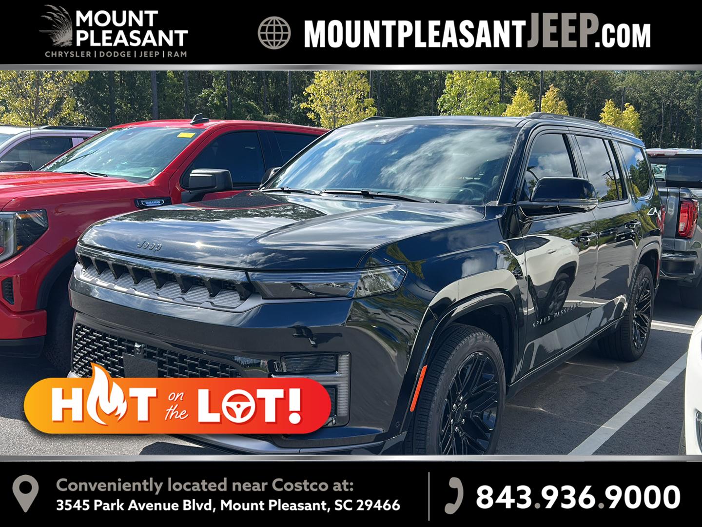 High Gloss Black 2026 Jeep Grand Wagoneer SUV / Crossover Four-Wheel Drive 8-Speed Automatic