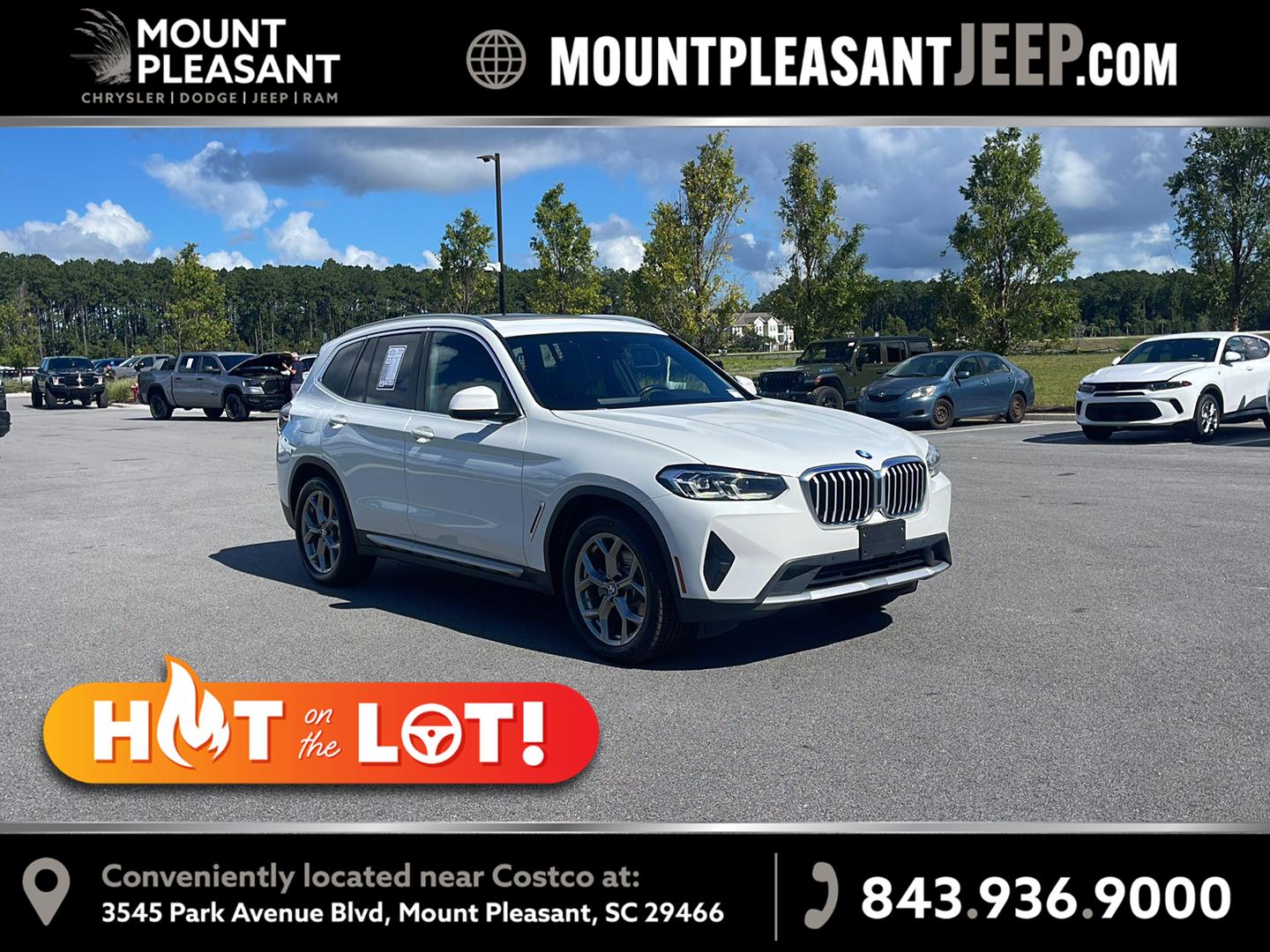 Alpine White 2022 BMW X3 SUV / Crossover All-Wheel Drive Automatic