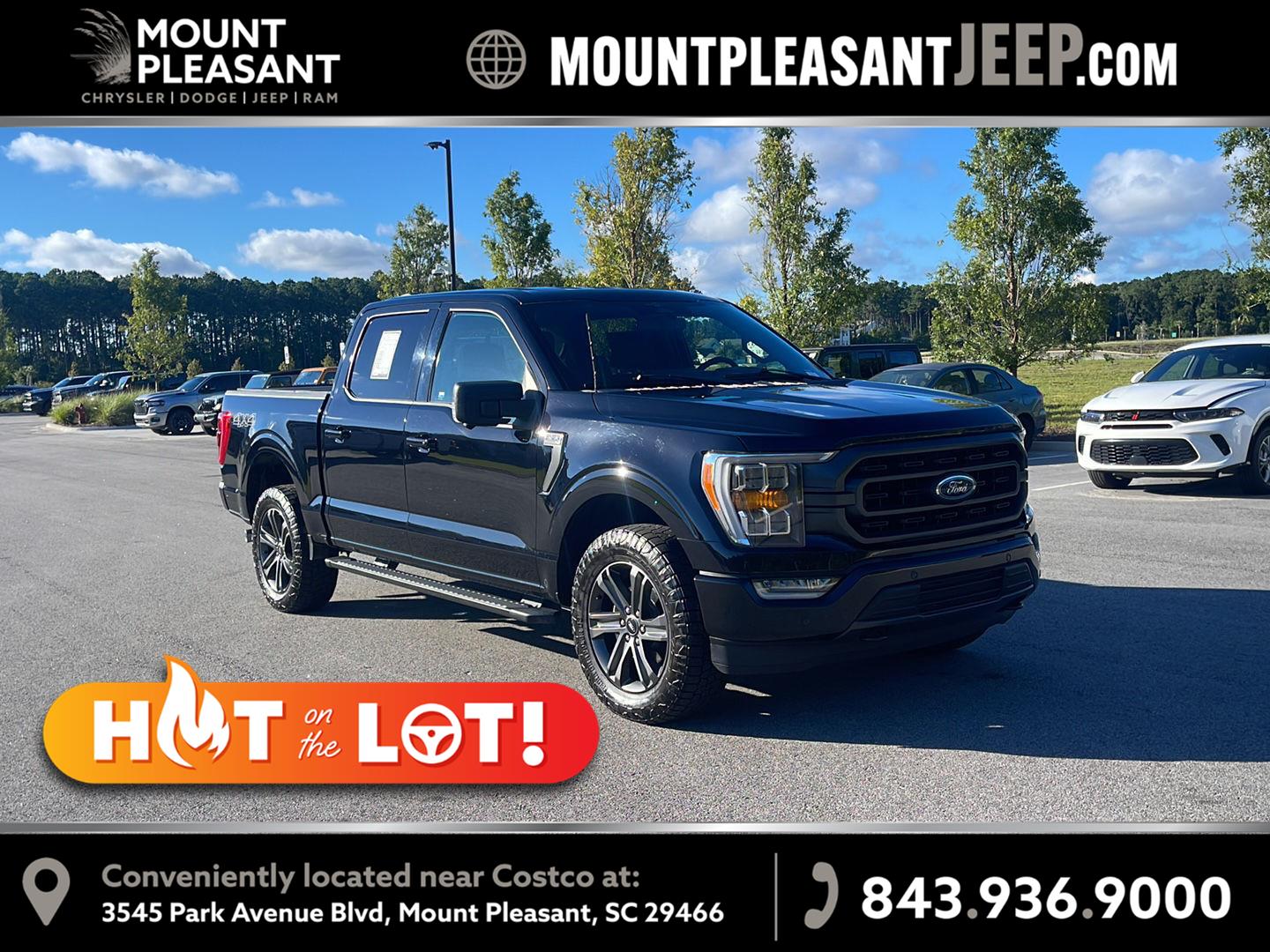 Agate Black 2023 Ford F-150 Pickup Truck Four-Wheel Drive Automatic