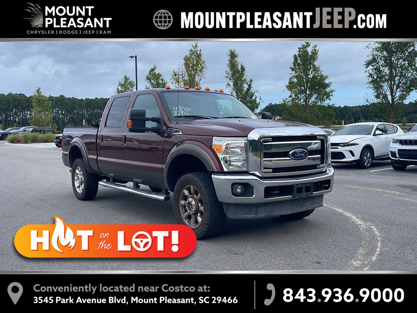 Bronze Fire/Caribou 2016 Ford F-250 Super Duty Pickup Truck Four-Wheel Drive 6-Speed Automatic
