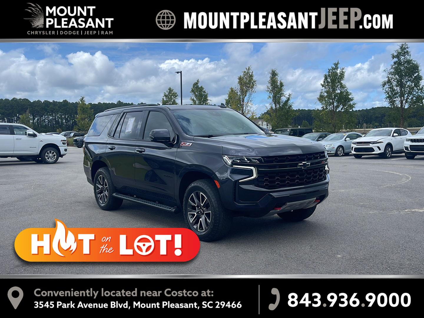 Dark Ash Metallic 2023 Chevrolet Tahoe SUV / Crossover Four-Wheel Drive Automatic