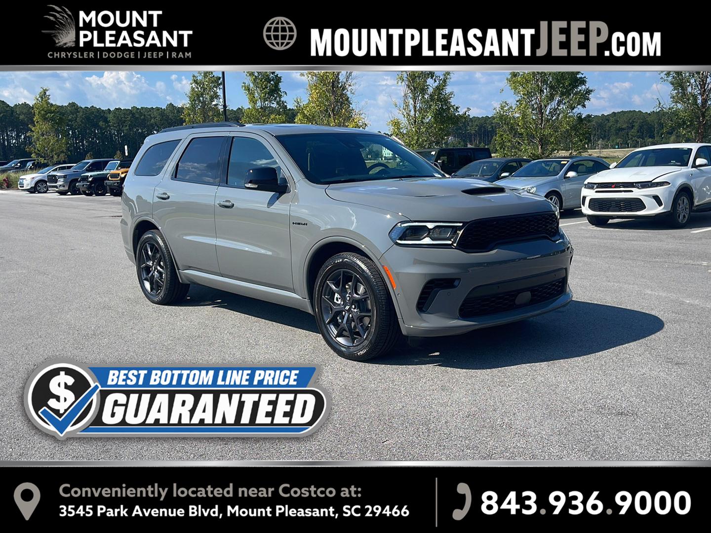 Destroyer Gray Clearcoat 2027 Dodge Durango SUV / Crossover All-Wheel Drive 8-Speed Automatic