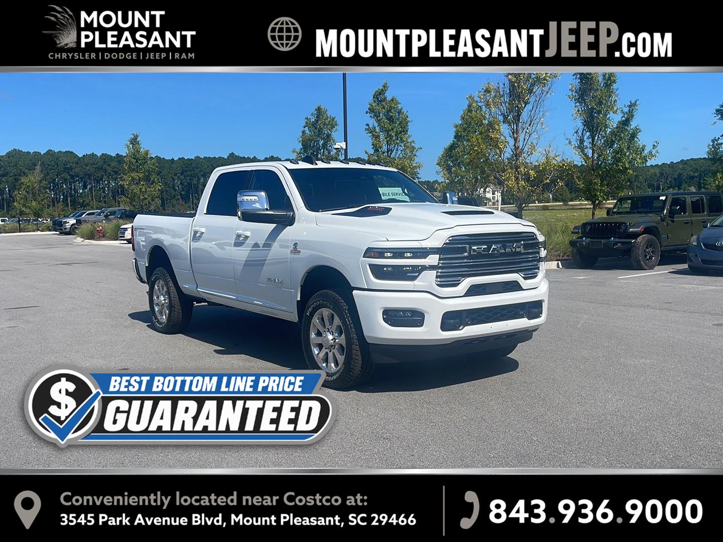 Bright White Clearcoat 2027 RAM 2500 Pickup Truck Four-Wheel Drive 8-Speed Automatic
