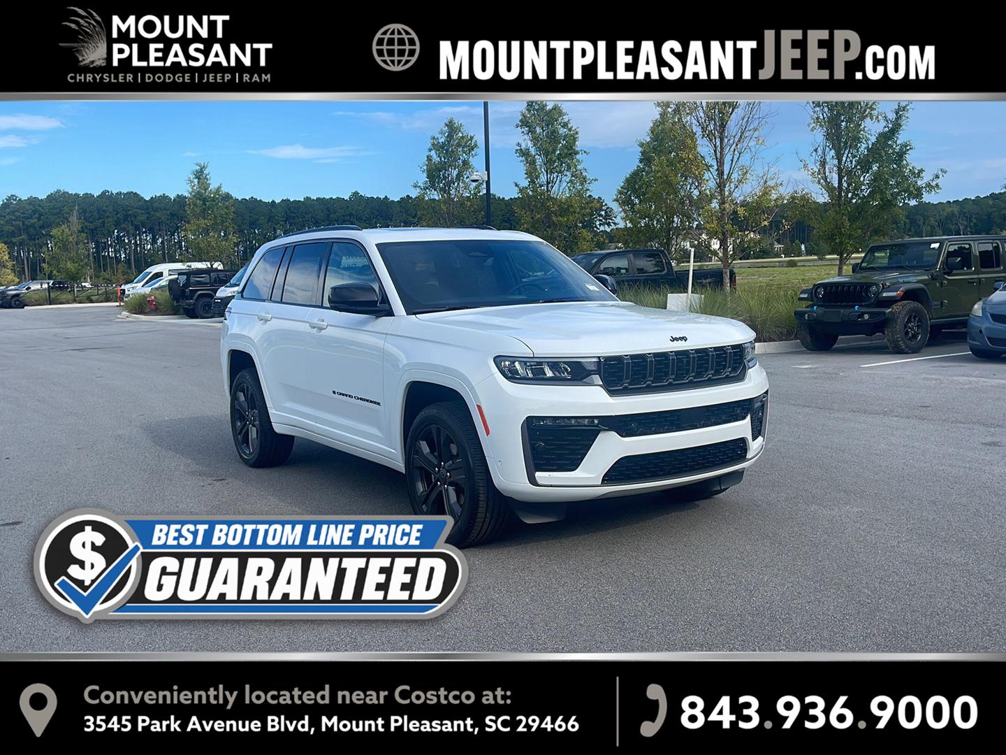 Bright White Clearcoat 2027 Jeep Grand Cherokee SUV / Crossover Four-Wheel Drive 8-Speed Automatic