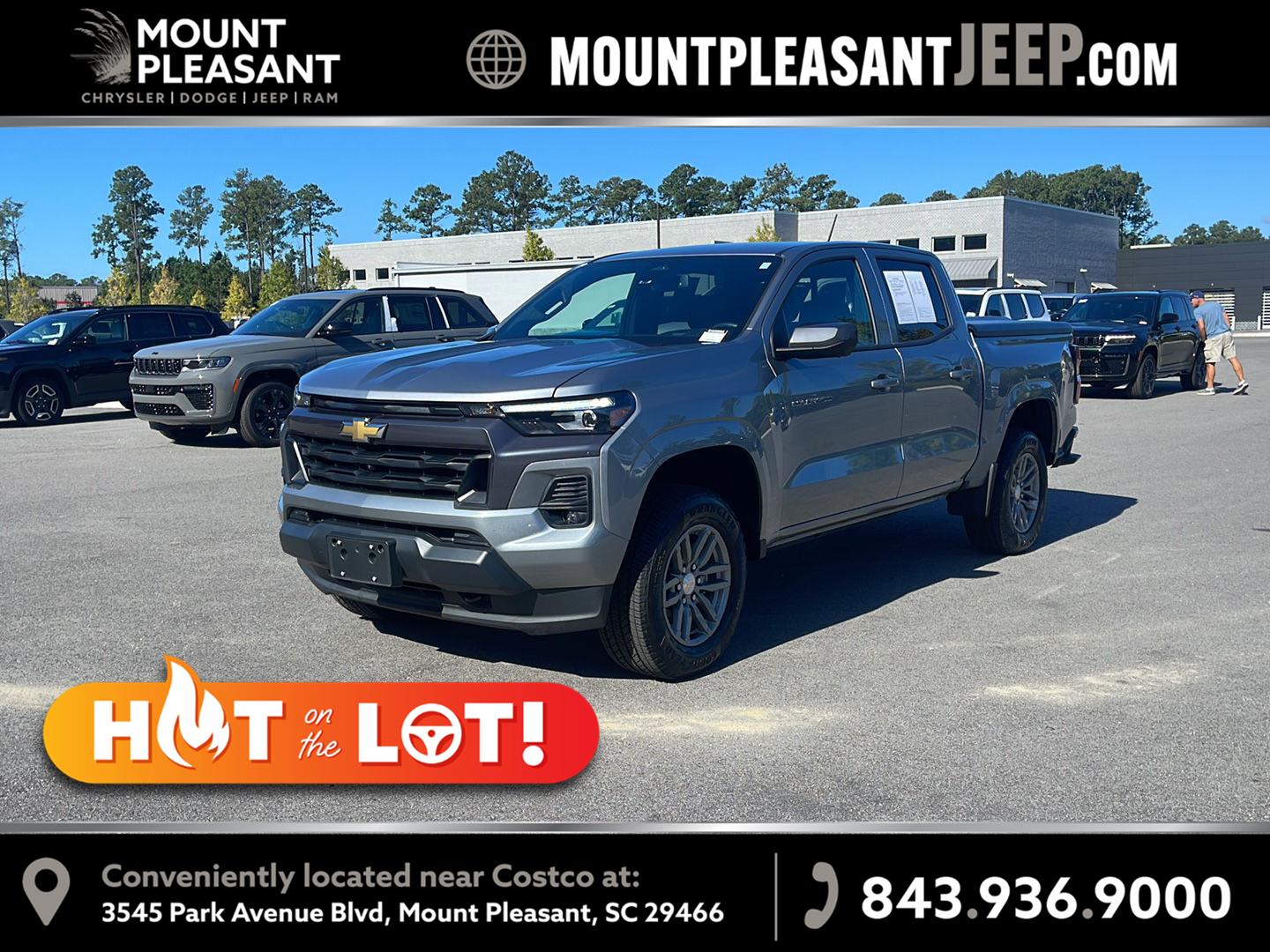 Sterling Gray Metallic 2025 Chevrolet Colorado Pickup Truck Four-Wheel Drive 8-Speed Automatic