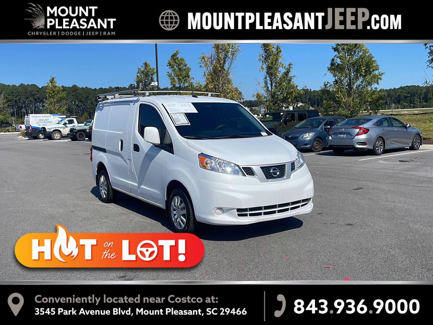 White (Fresh Powder) 2021 Nissan NV200 Van Front-Wheel Drive Continuously Variable Transmission