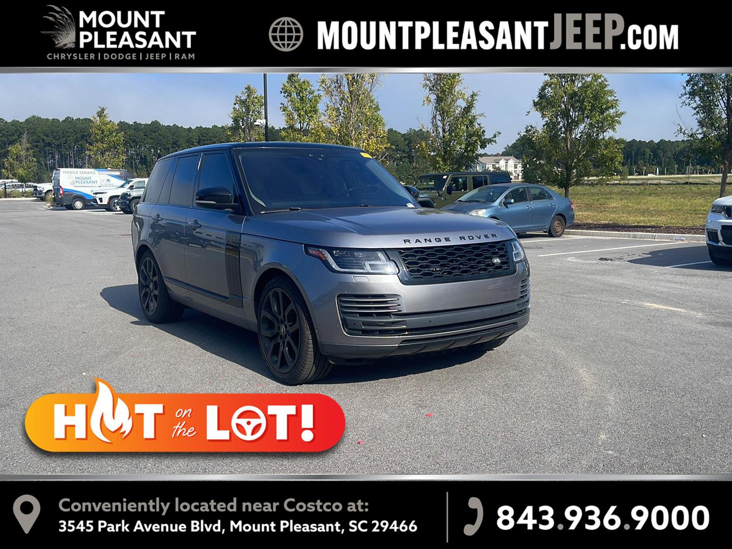 Gray (Eiger Grey Metallic) 2022 Land Rover Range Rover SUV / Crossover All-Wheel Drive Automatic