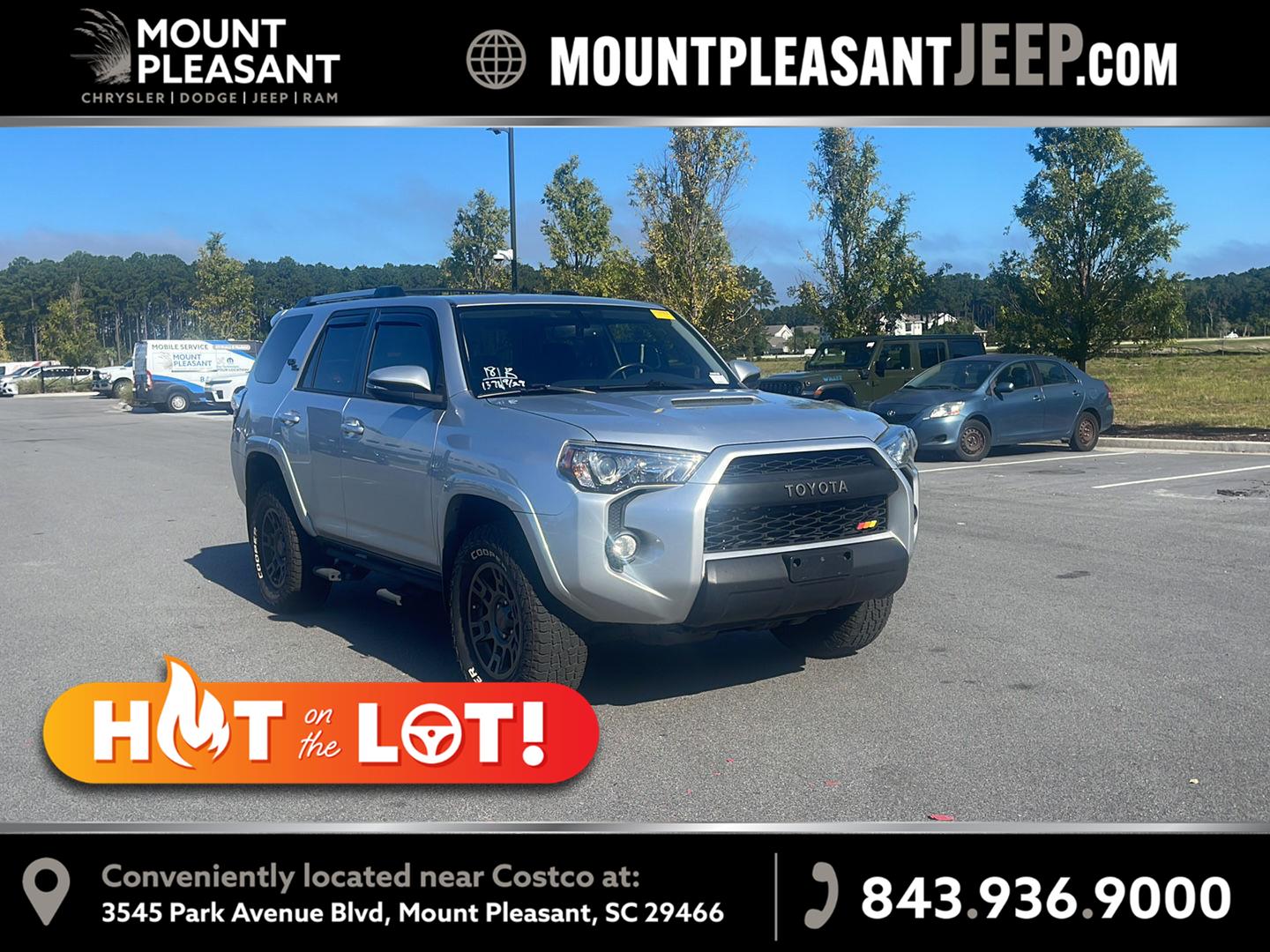 Classic Silver Metallic 2018 Toyota 4Runner SUV / Crossover Four-Wheel Drive Automatic