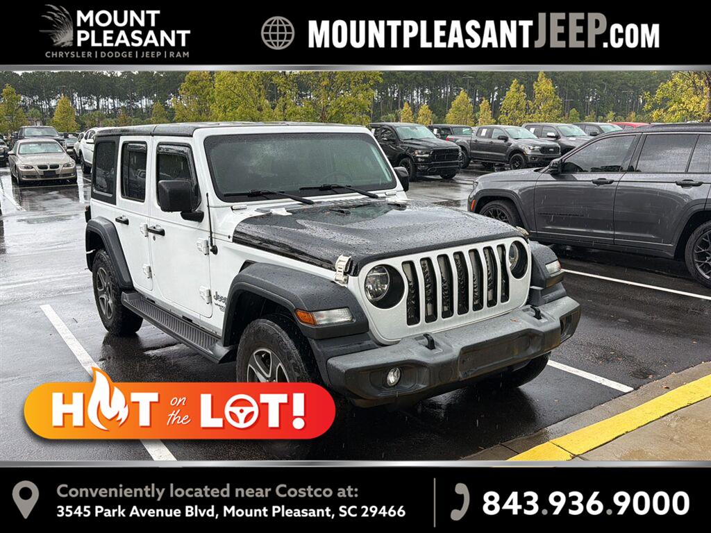 Bright White Clearcoat 2020 Jeep Wrangler SUV / Crossover Four-Wheel Drive 8-Speed Automatic