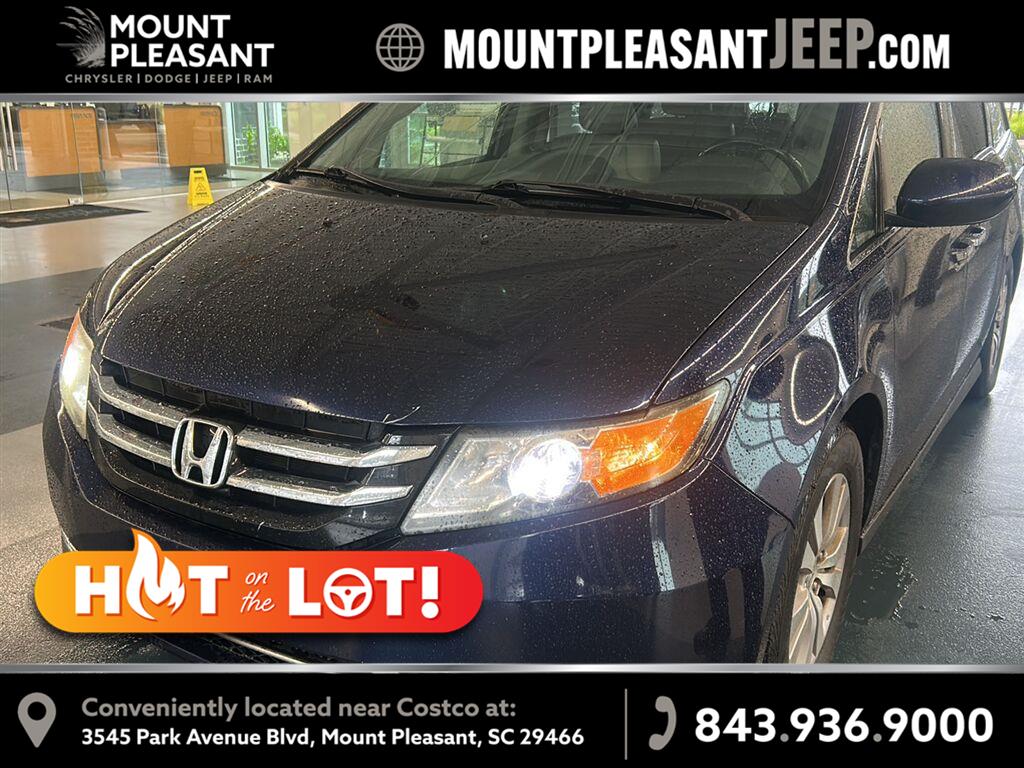 Black (Obsidian Blue Pearl) 2017 Honda Odyssey Minivan Front-Wheel Drive Automatic