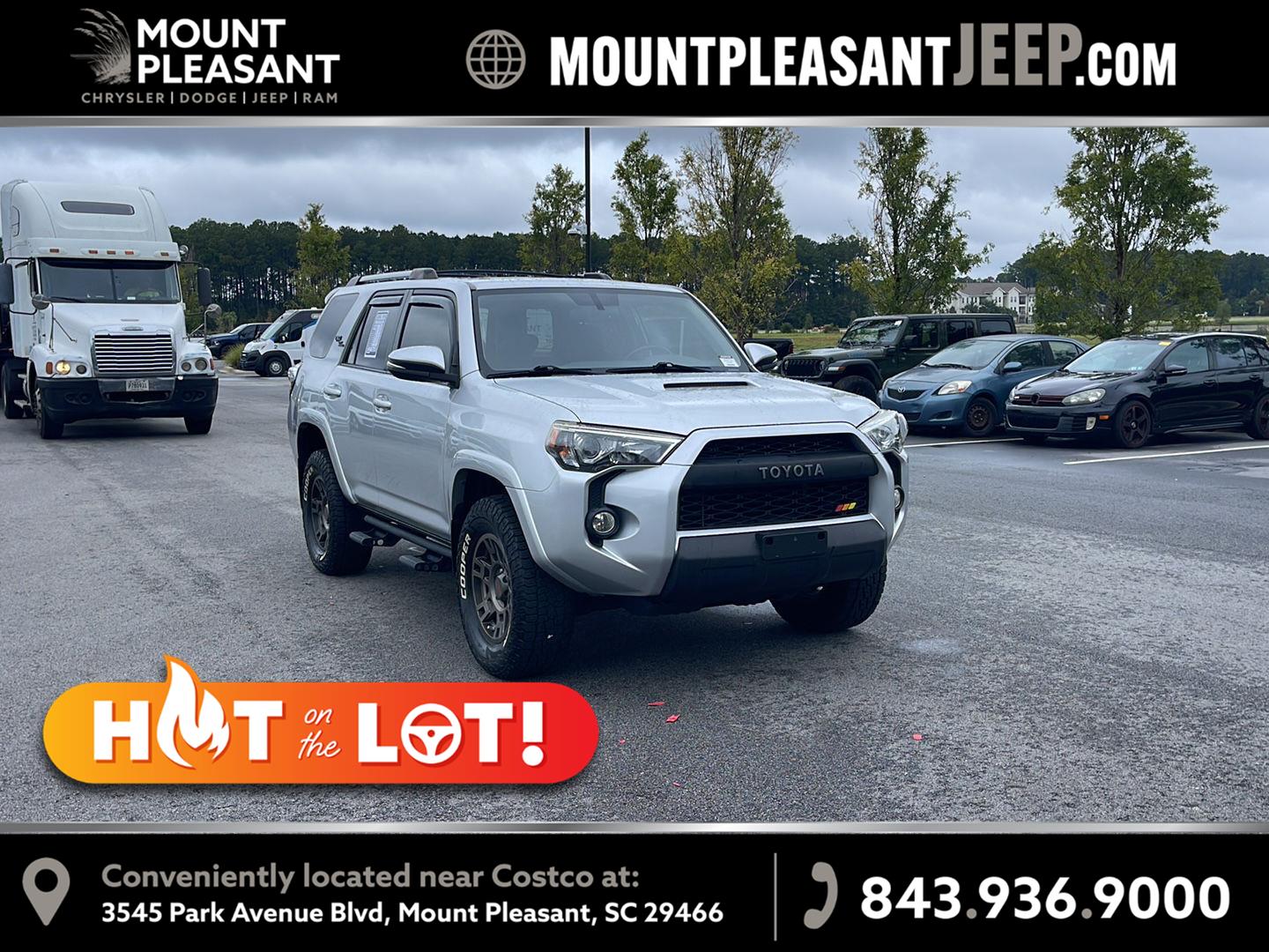 Classic Silver Metallic 2018 Toyota 4Runner SUV / Crossover Four-Wheel Drive Automatic