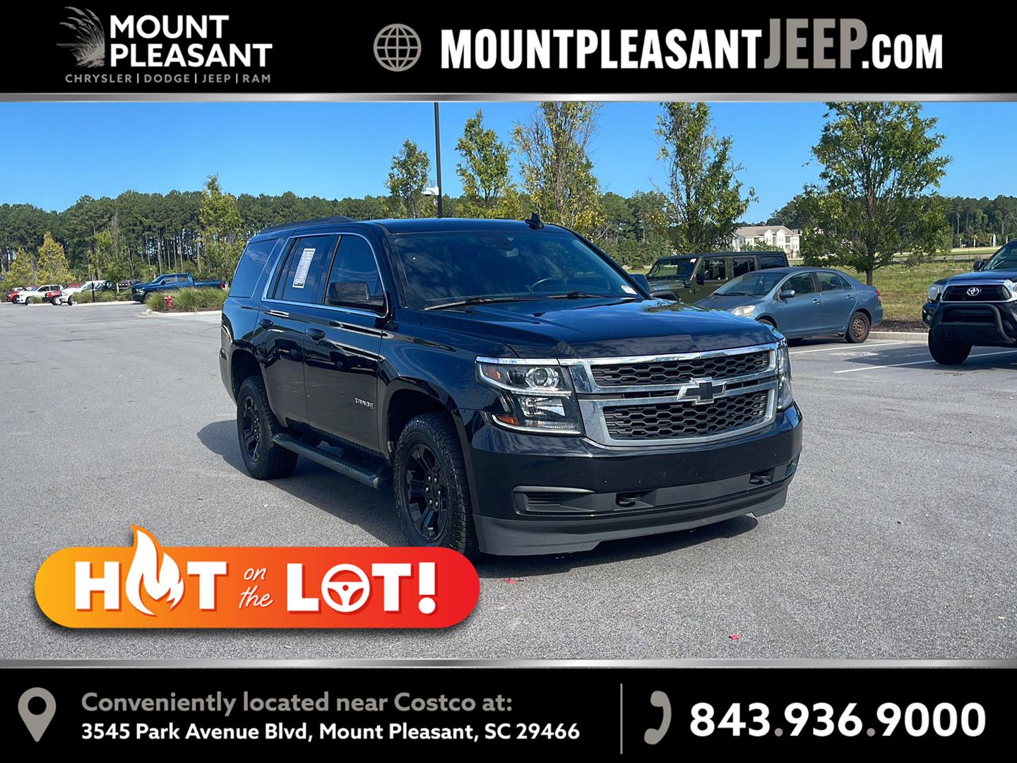 Black 2020 Chevrolet Tahoe SUV / Crossover 4X2 6-Speed Automatic