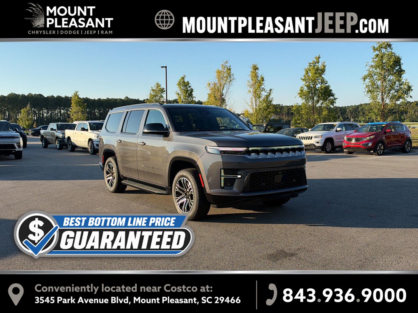 Baltic Gray Metallic Clearcoat 2026 Jeep Grand Wagoneer SUV / Crossover Four-Wheel Drive 8-Speed Automatic
