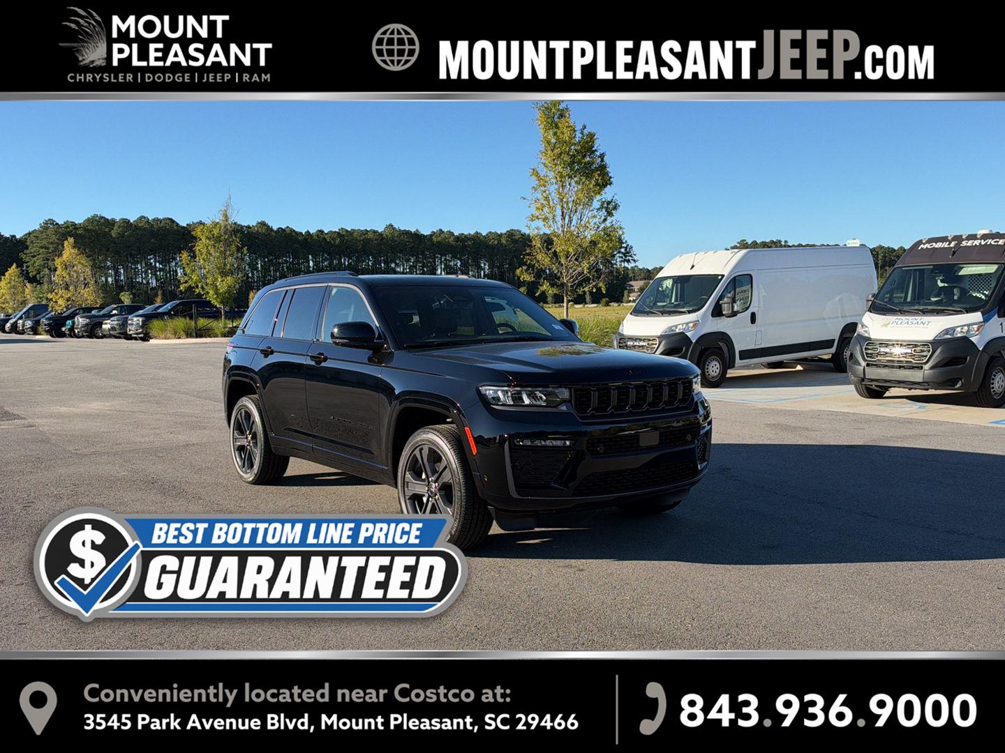 High Gloss Black 2027 Jeep Grand Cherokee SUV / Crossover Four-Wheel Drive 8-Speed Automatic
