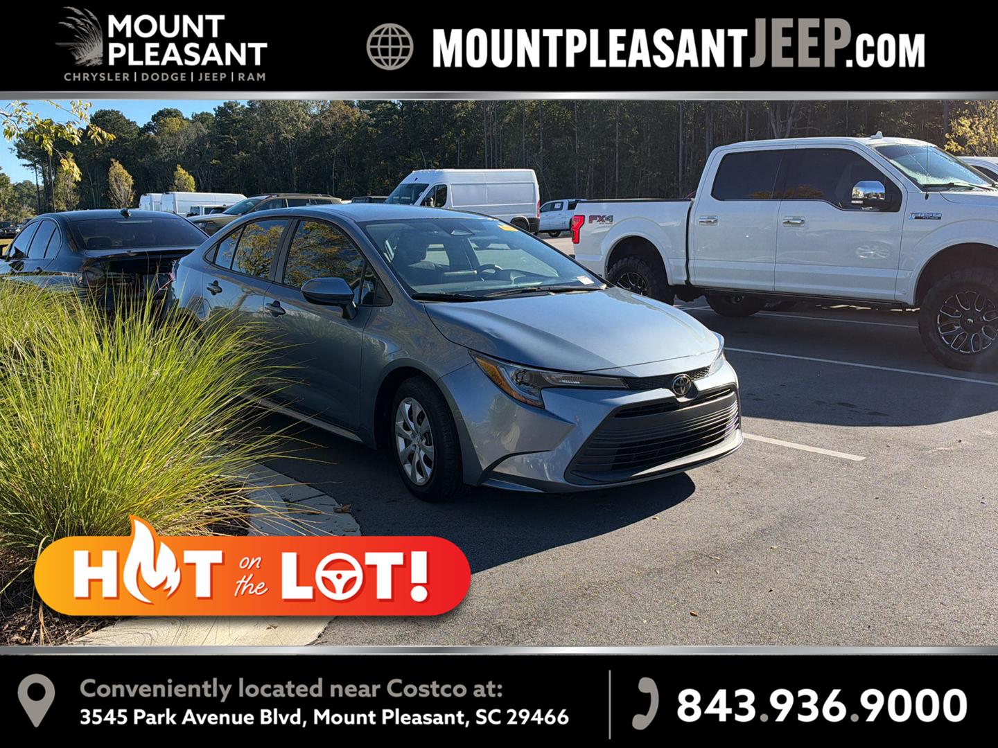 Celestite 2023 Toyota Corolla Sedan Front-Wheel Drive Continuously Variable Transmission